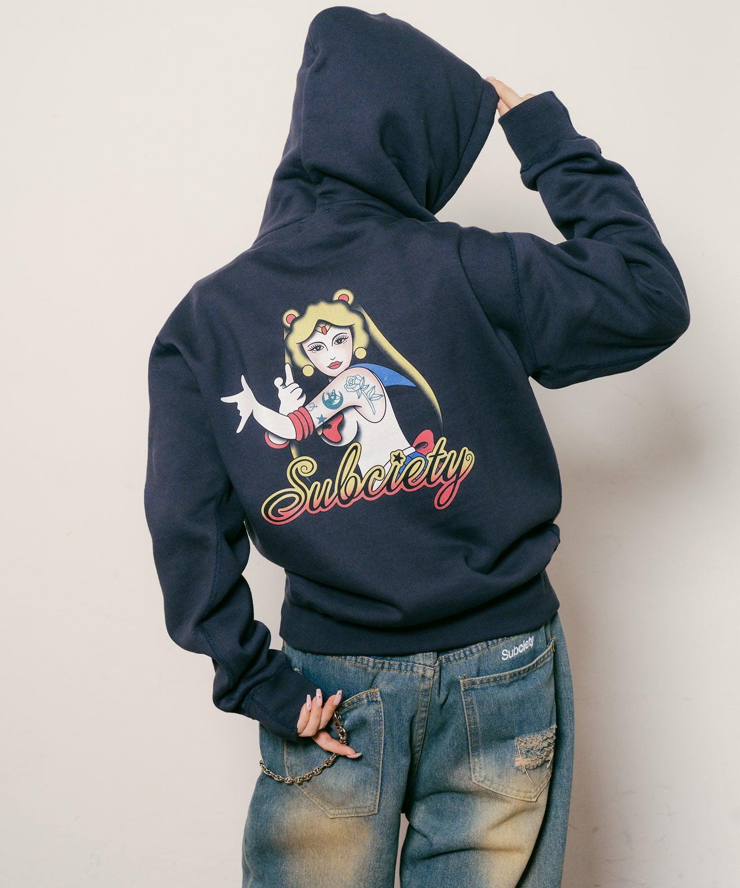 Moon light hoodie【WOMEN】-thumbmail-3