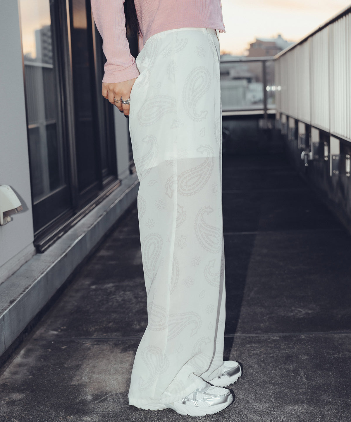 Paisley Sheer Pants [WOMEN]-thumbmail-5