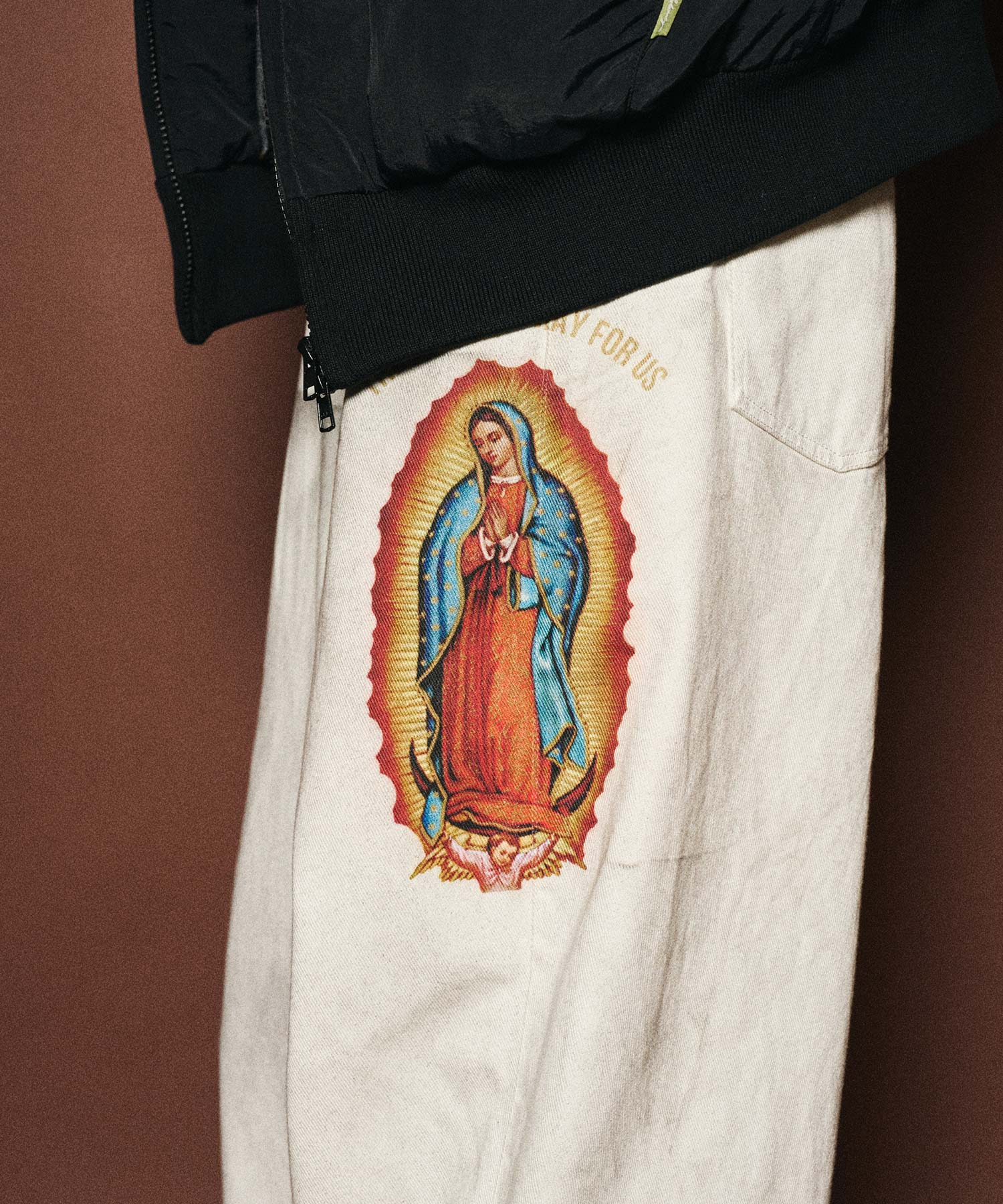 Faded madonna denim pants-thumbmail-8