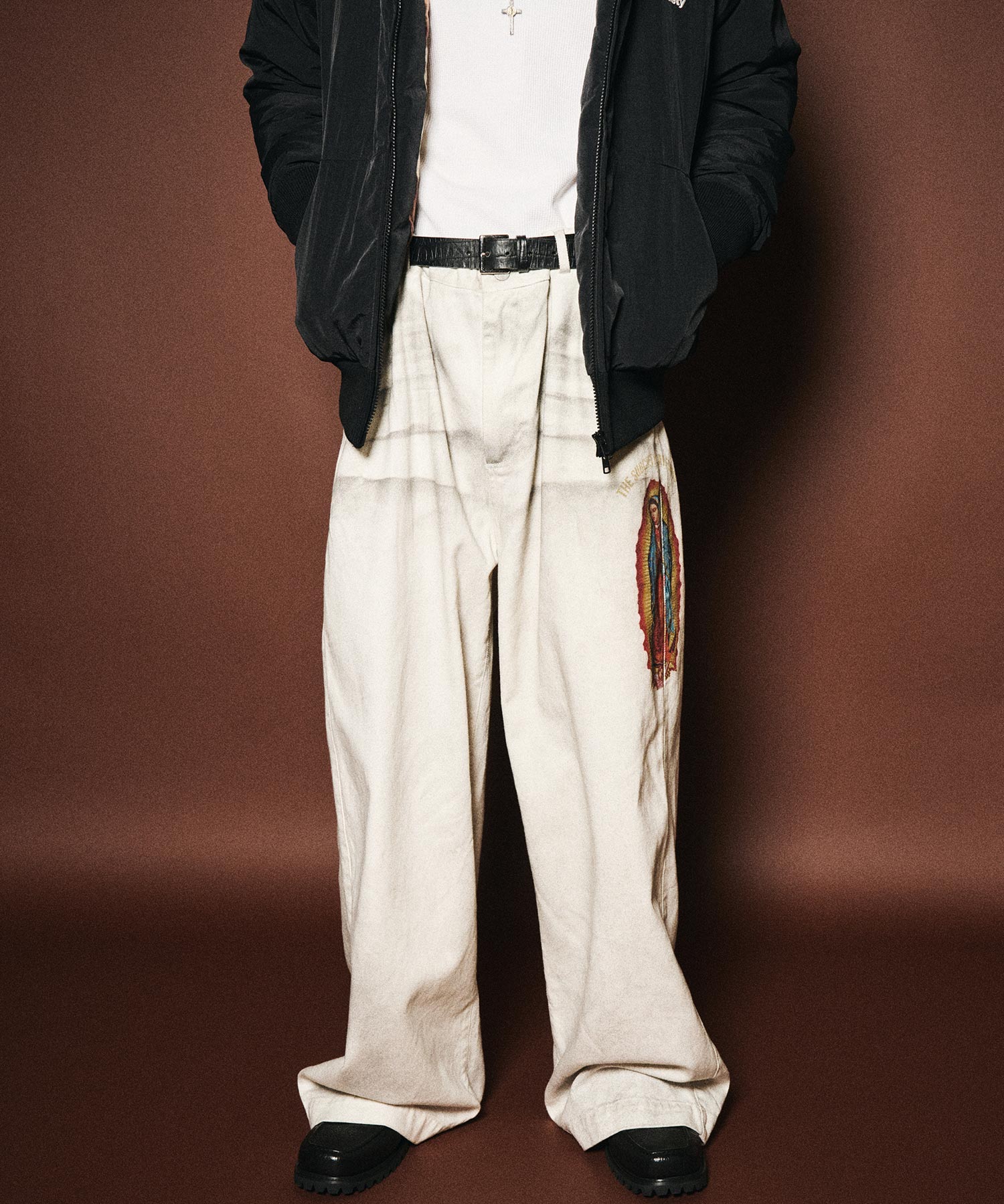Faded madonna denim pants-thumbmail-4