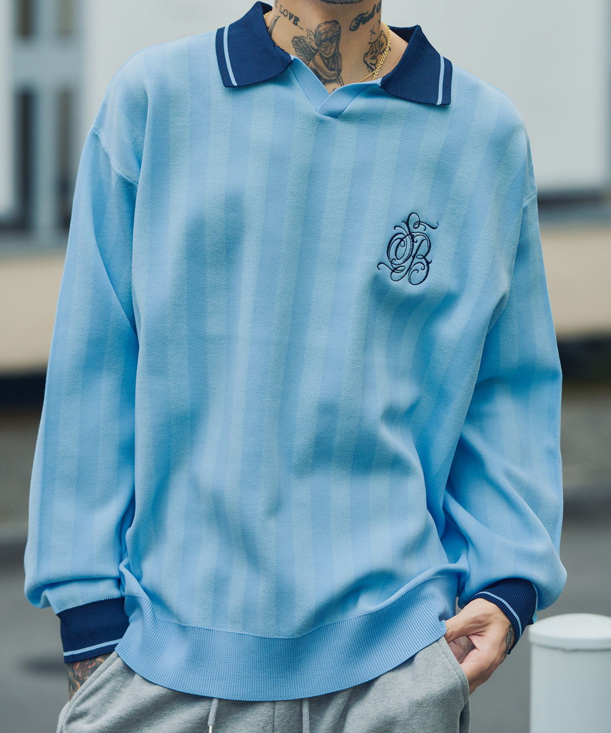 Soccer knit polo shirt-thumbmail-3