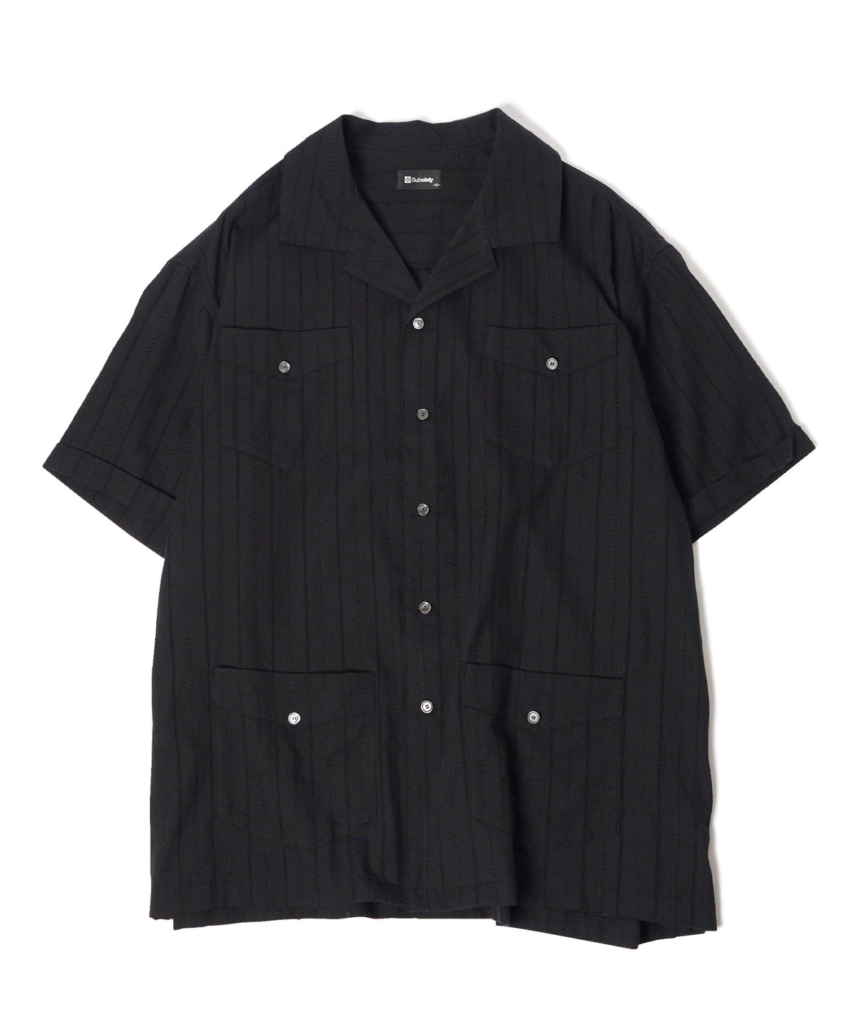 Leno cloth guayabera shirt-thumbmail-8