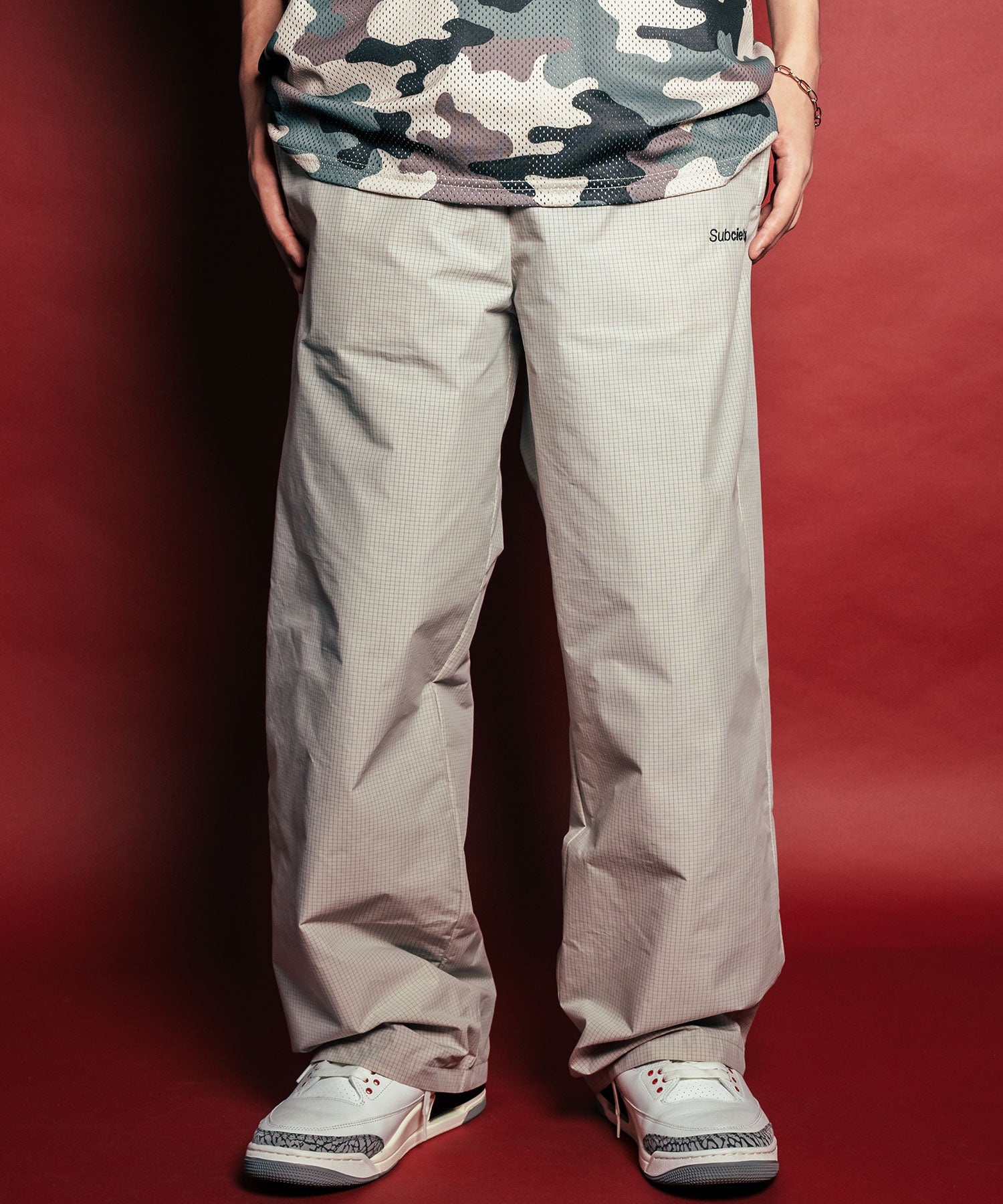 Graph check pants