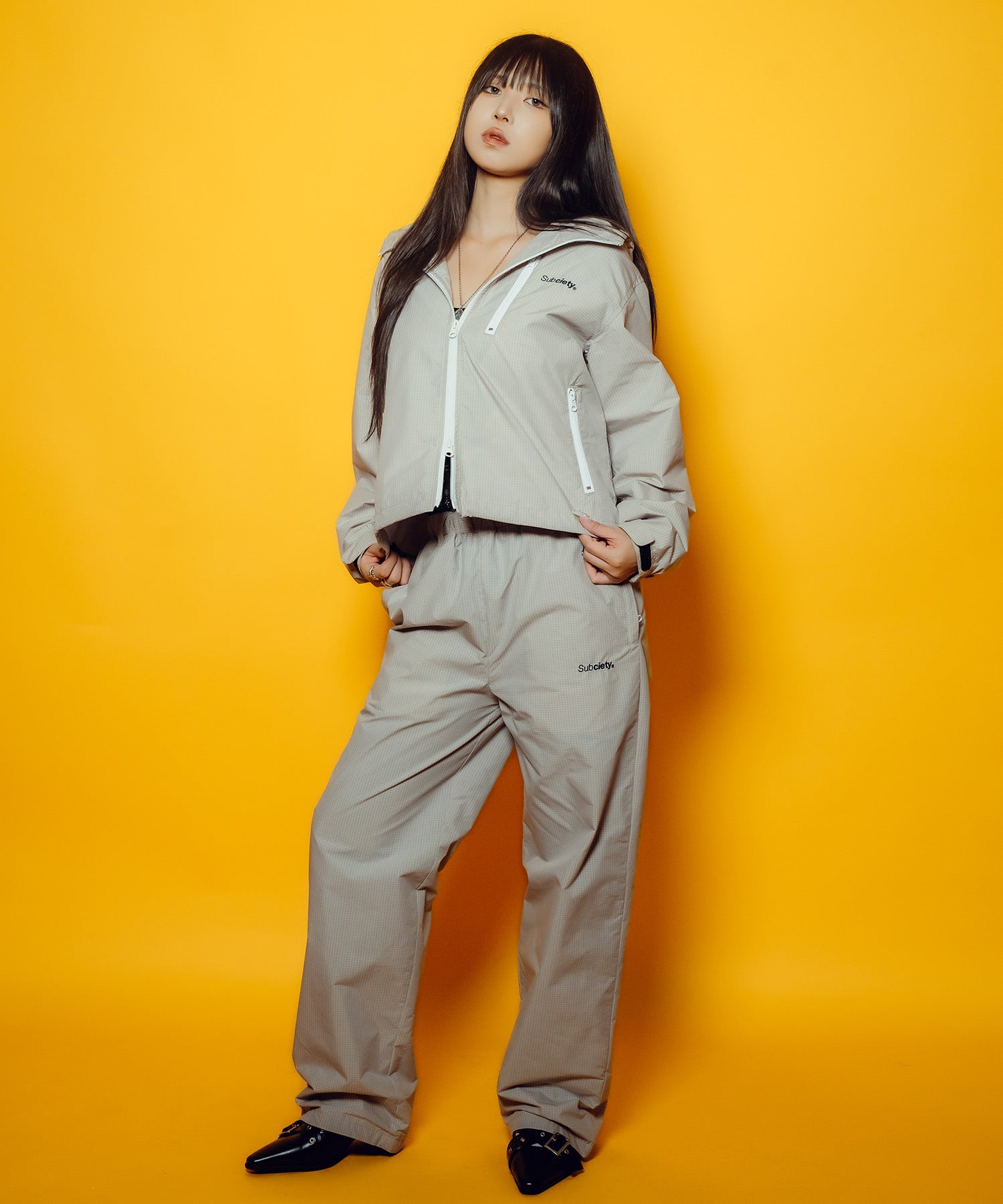 【WOMEN】Graph check hoodie-thumbmail-7