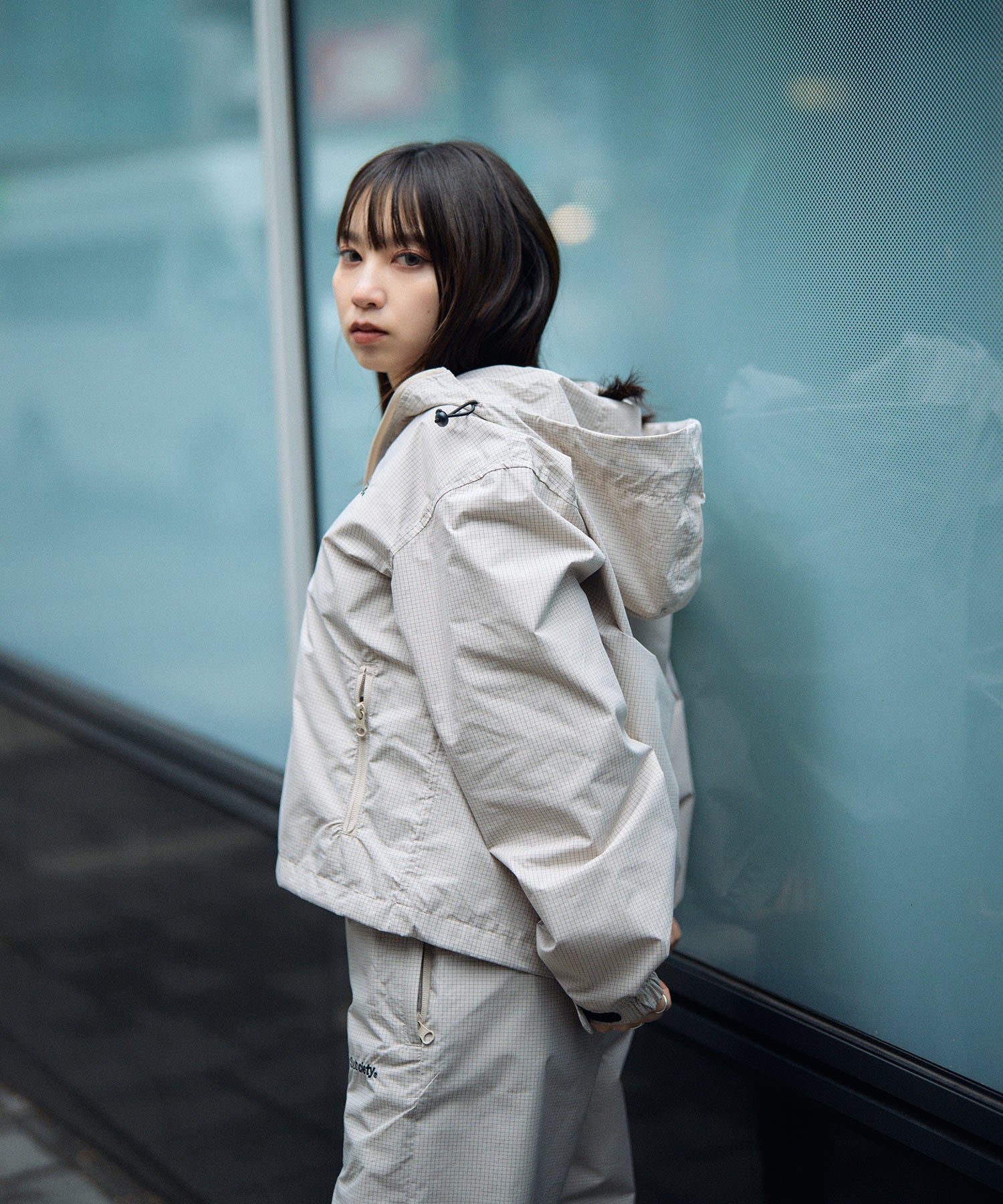 【WOMEN】Graph check hoodie-thumbmail-14