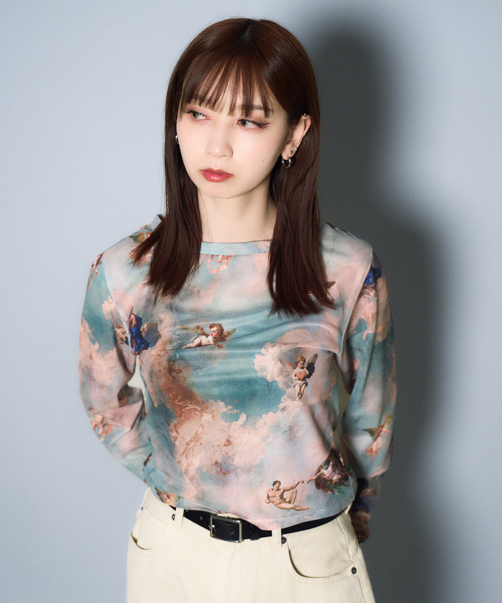 Angel sheer tops