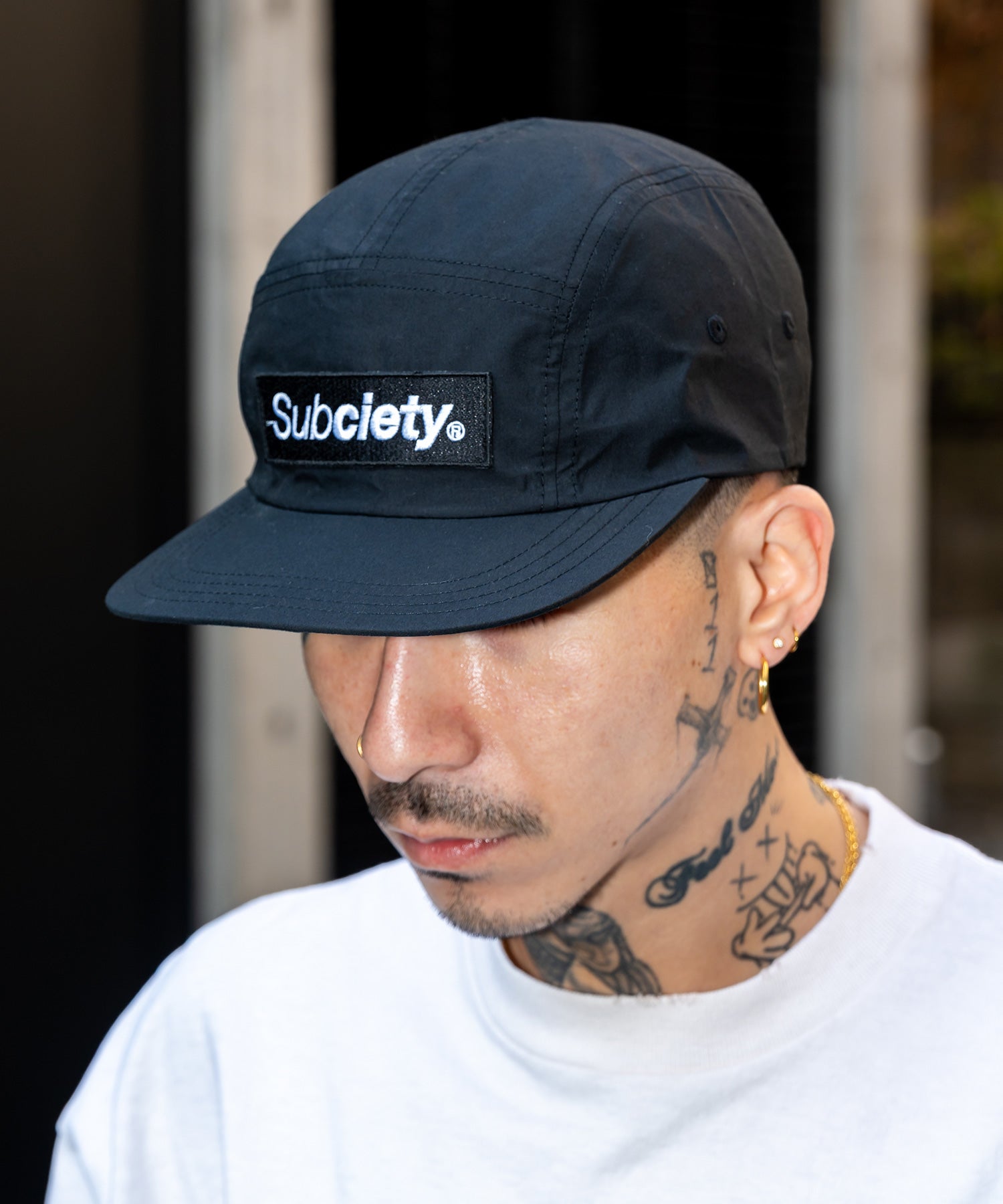 Box logo camp cap