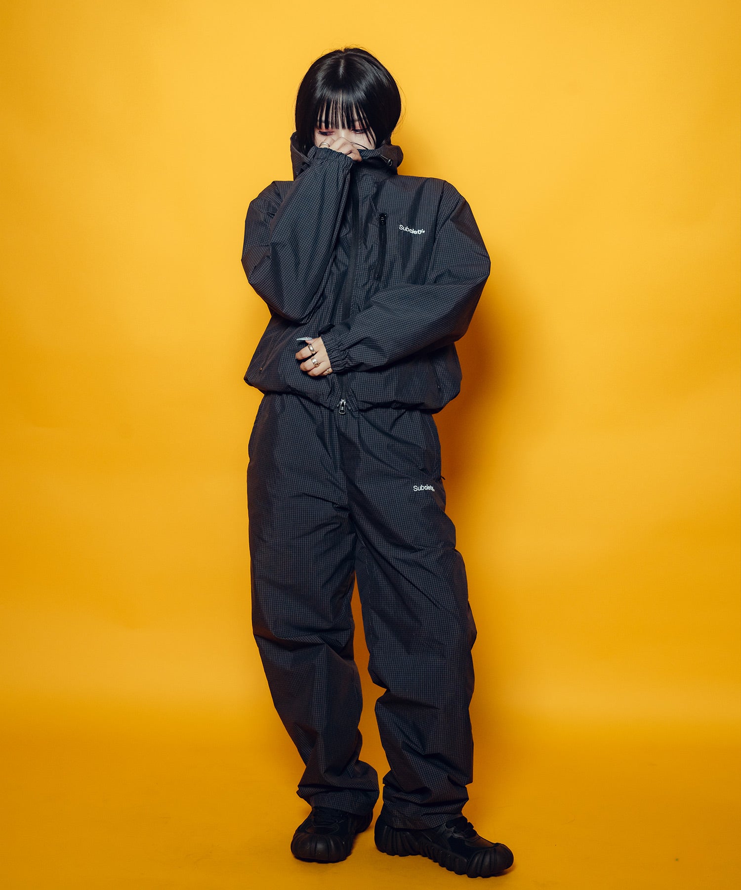 【WOMEN】Graph check hoodie-thumbmail-20