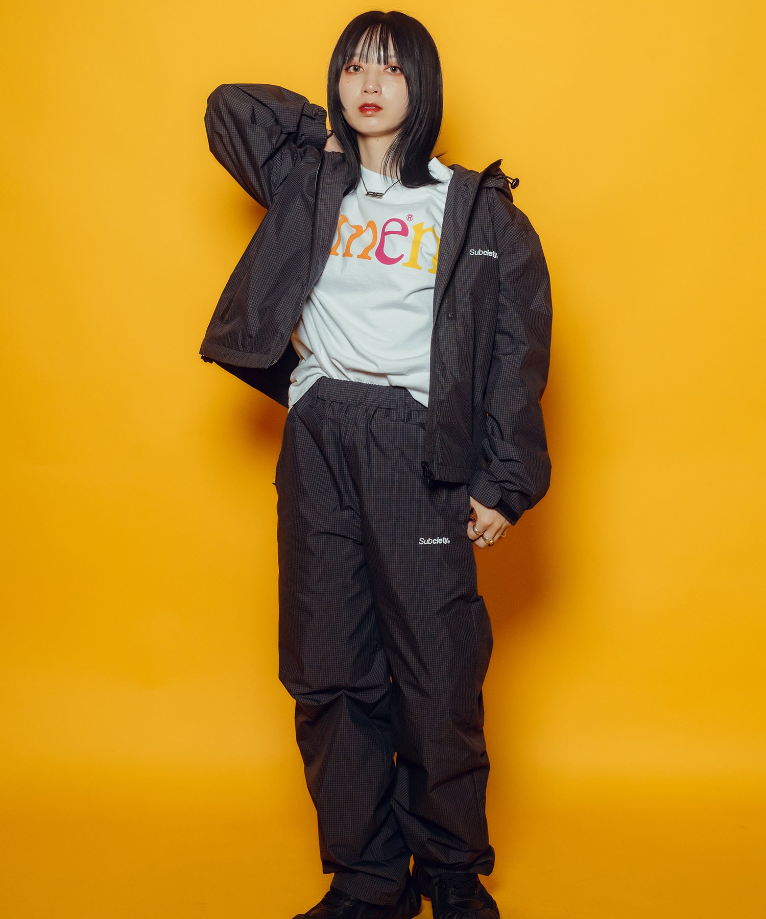 【WOMEN】Graph check hoodie-thumbmail-17