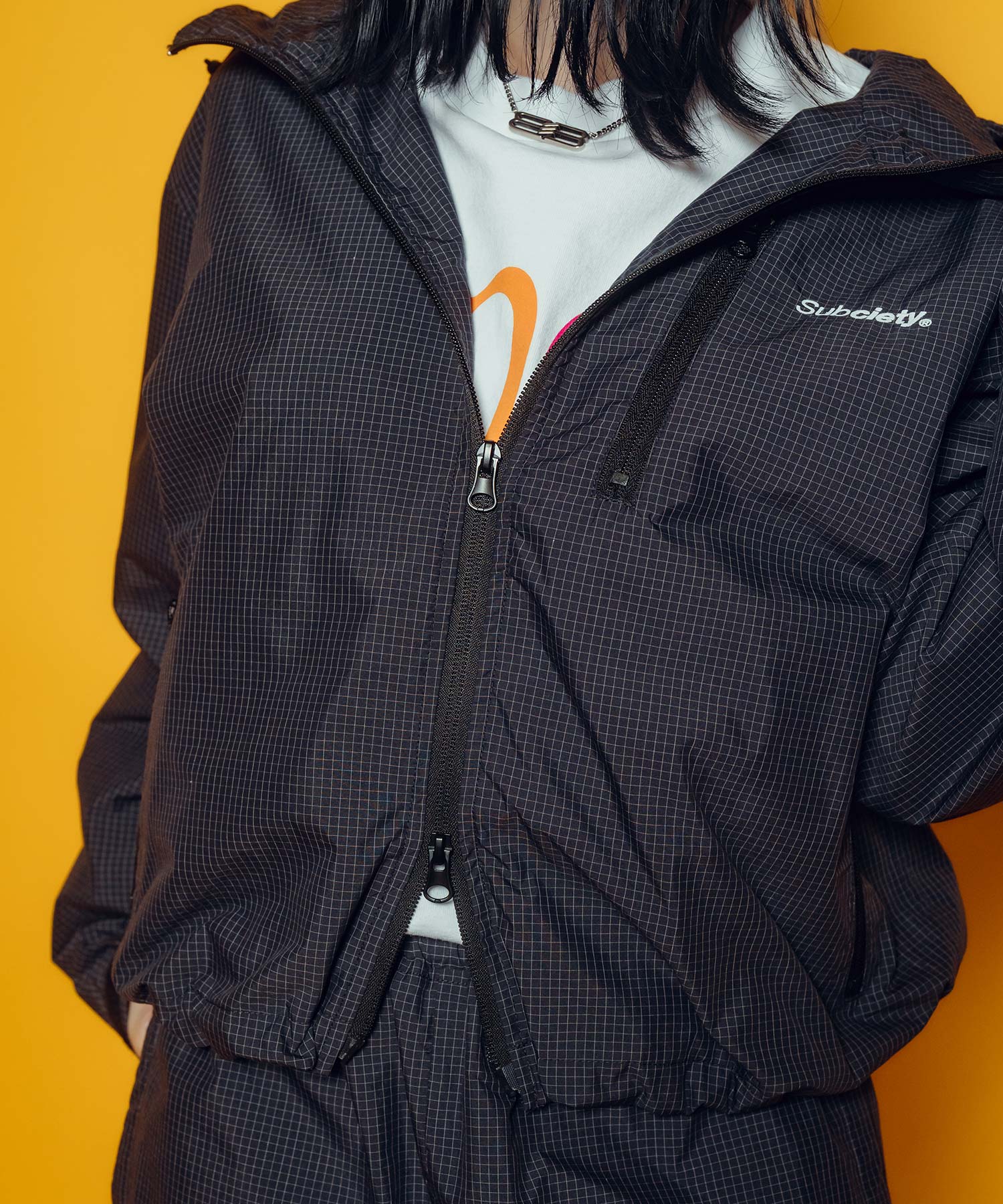 【WOMEN】Graph check hoodie-thumbmail-19
