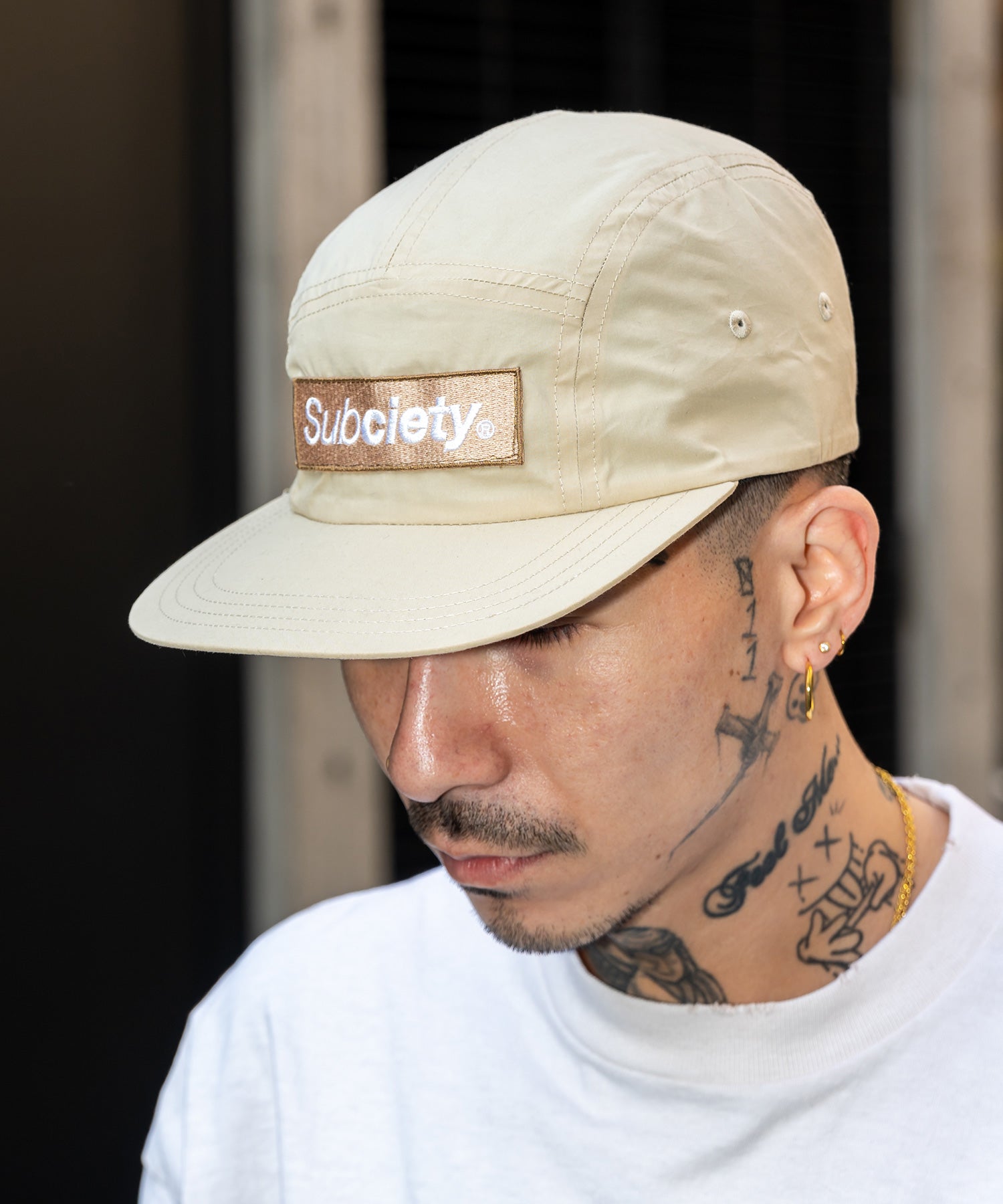 Box logo camp cap