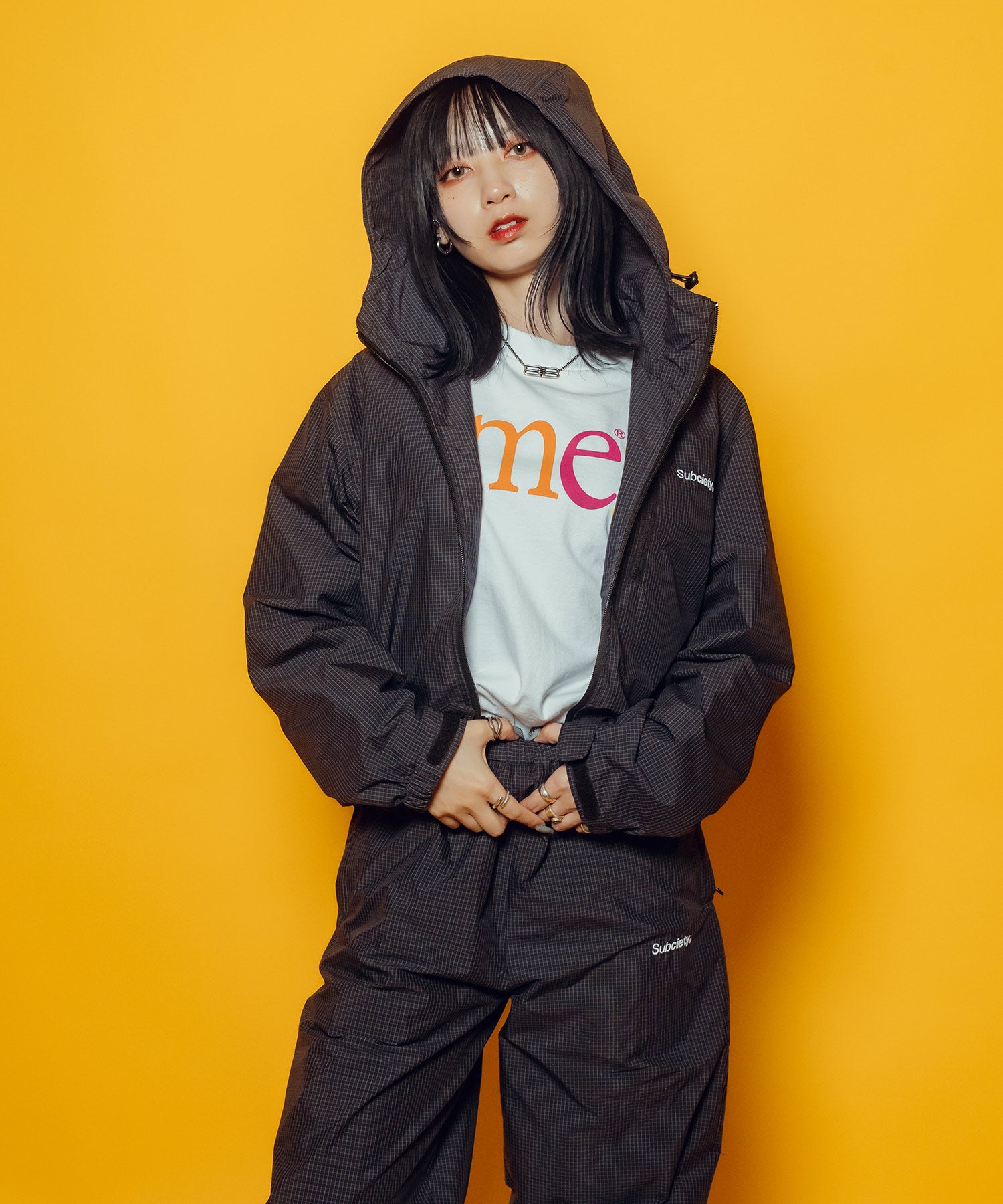 【WOMEN】Graph check hoodie-thumbmail-18