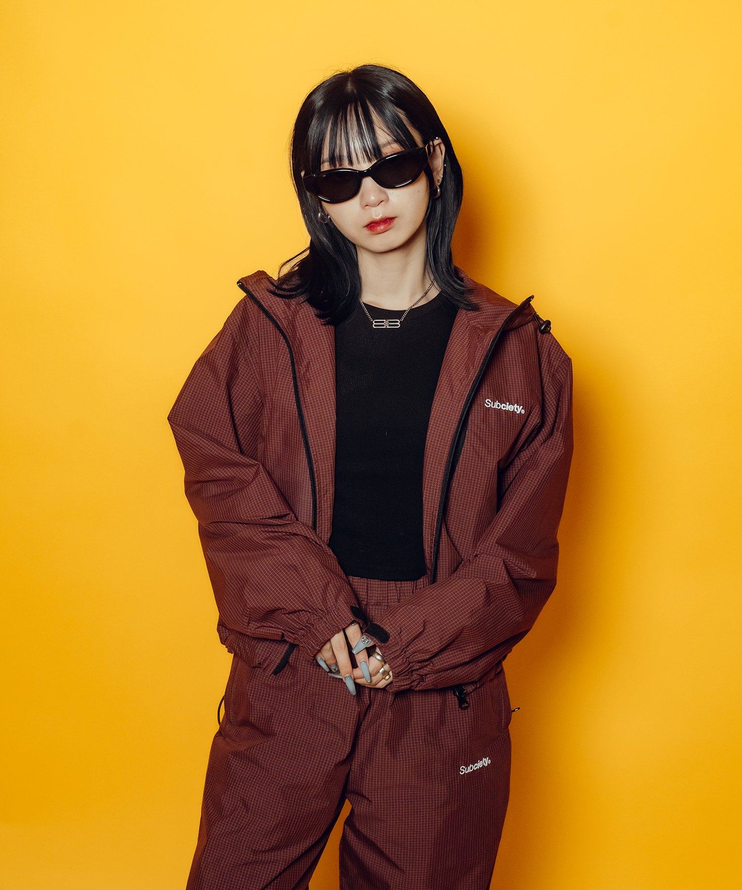 【WOMEN】Graph check hoodie-thumbmail-24