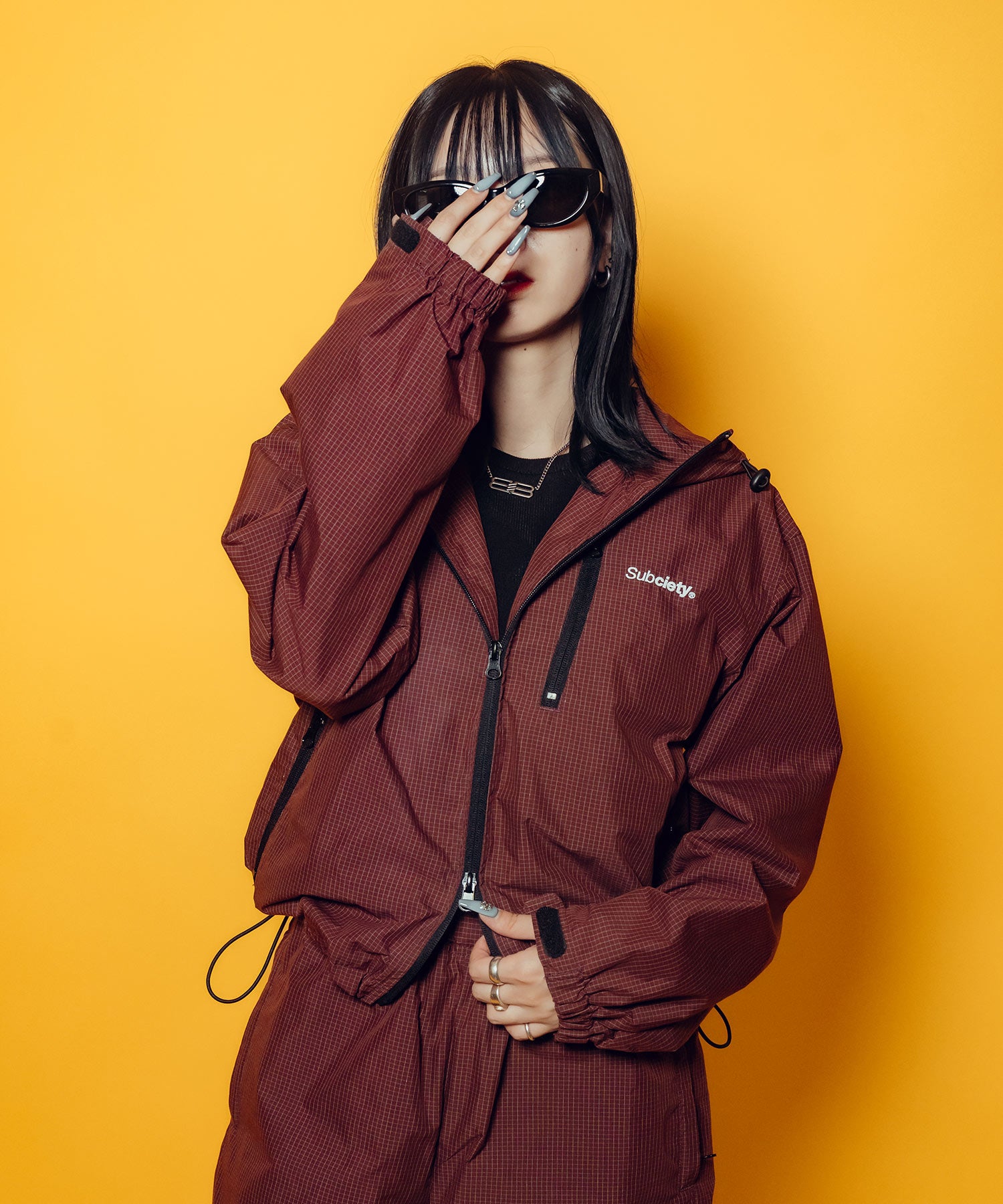 【WOMEN】Graph check hoodie-thumbmail-25