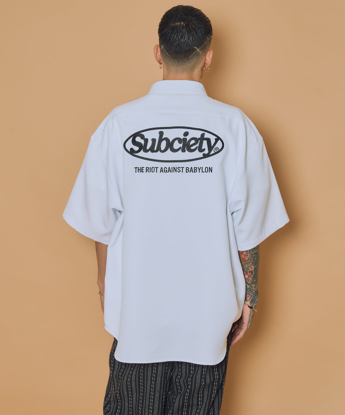 Embroidery oval logo shirt-thumbmail-7