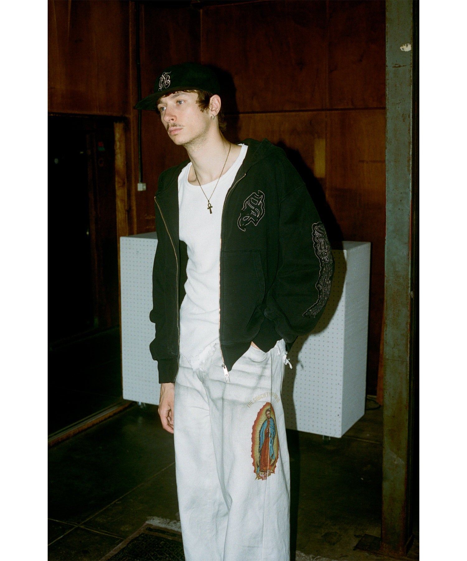 Faded madonna denim pants-thumbmail-10