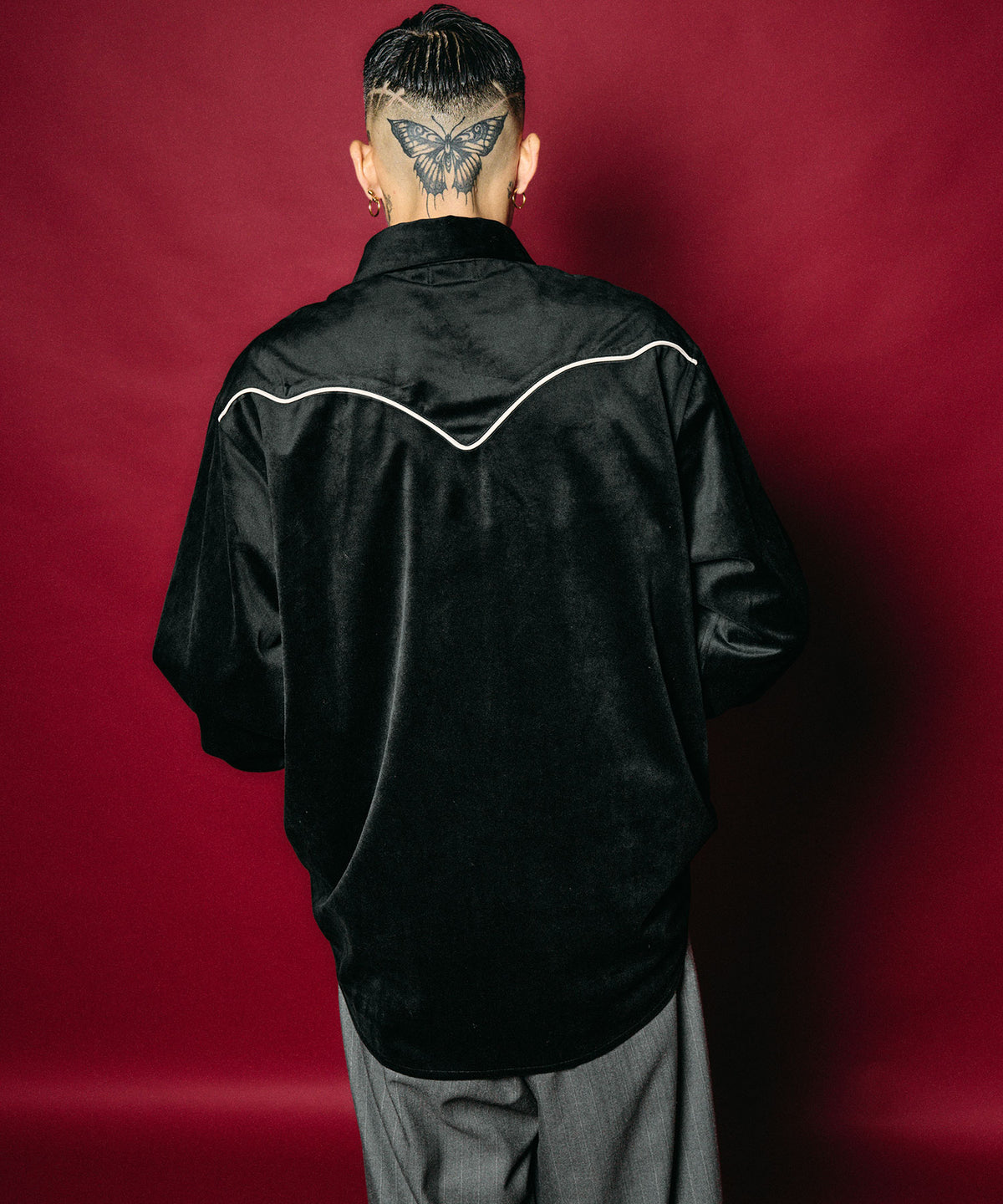 Embroidered velour western shirt-thumbmail-8