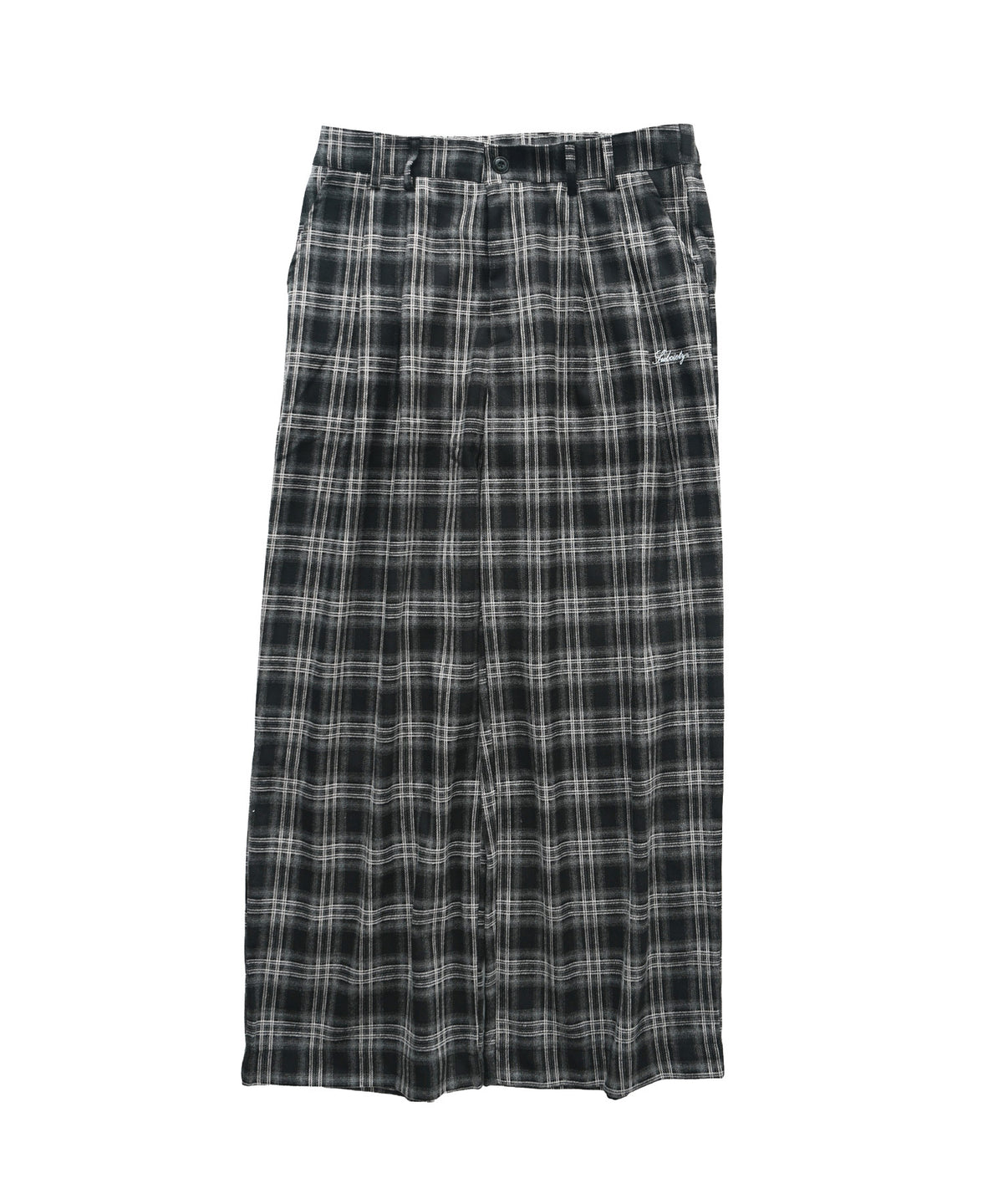 Wide straight check slacks-thumbmail-9