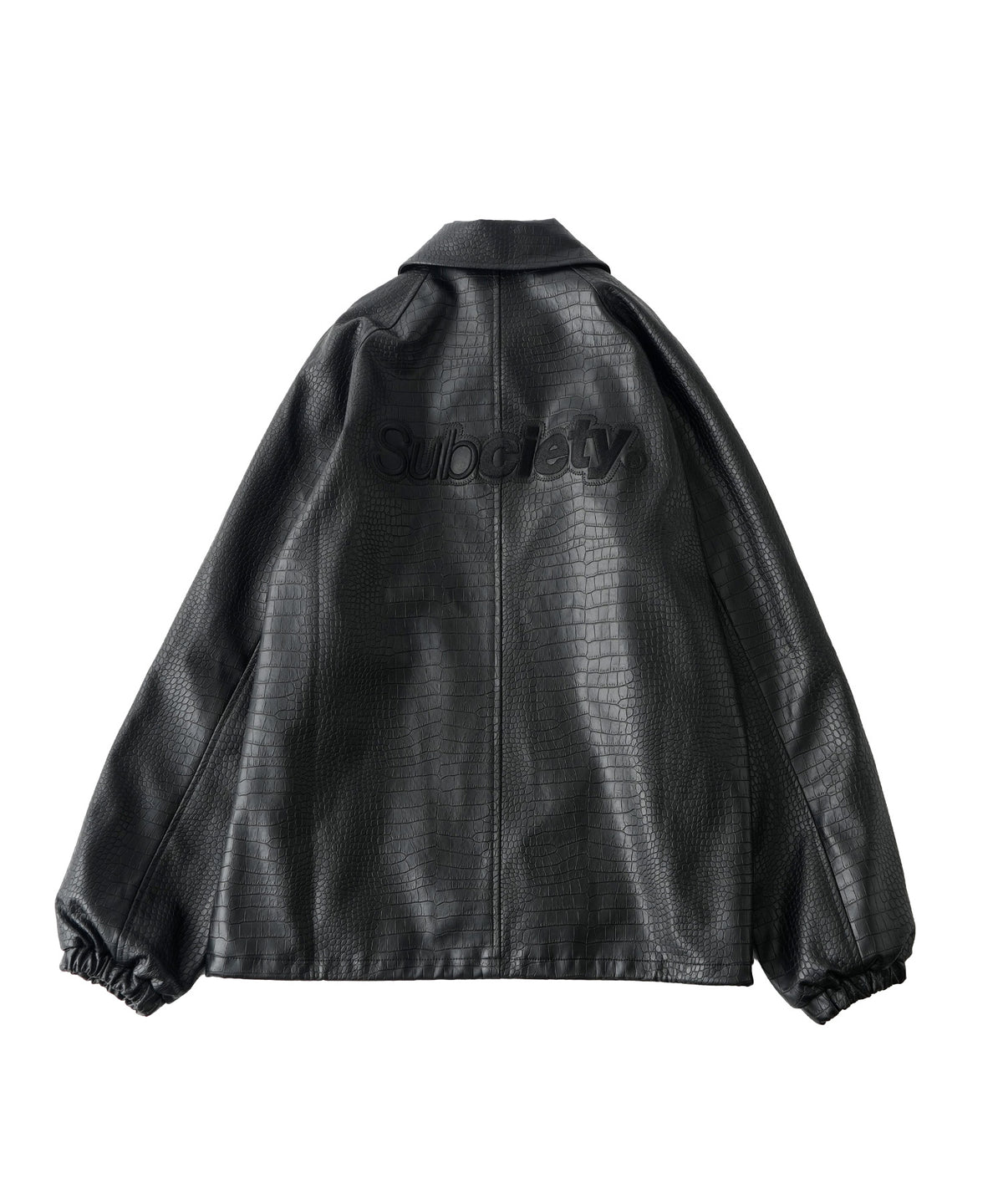 Faux leather coach jacket-thumbmail-3