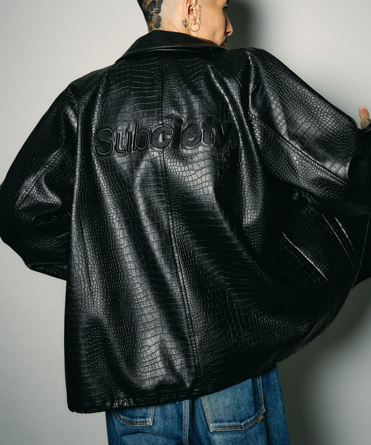 Faux leather coach jacket-thumbmail-7