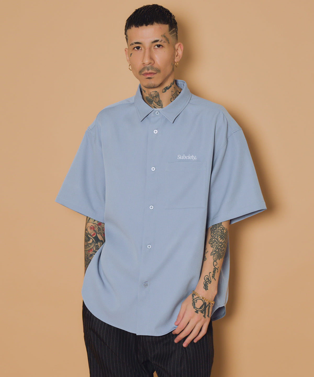 Embroidery oval logo shirt-thumbmail-27
