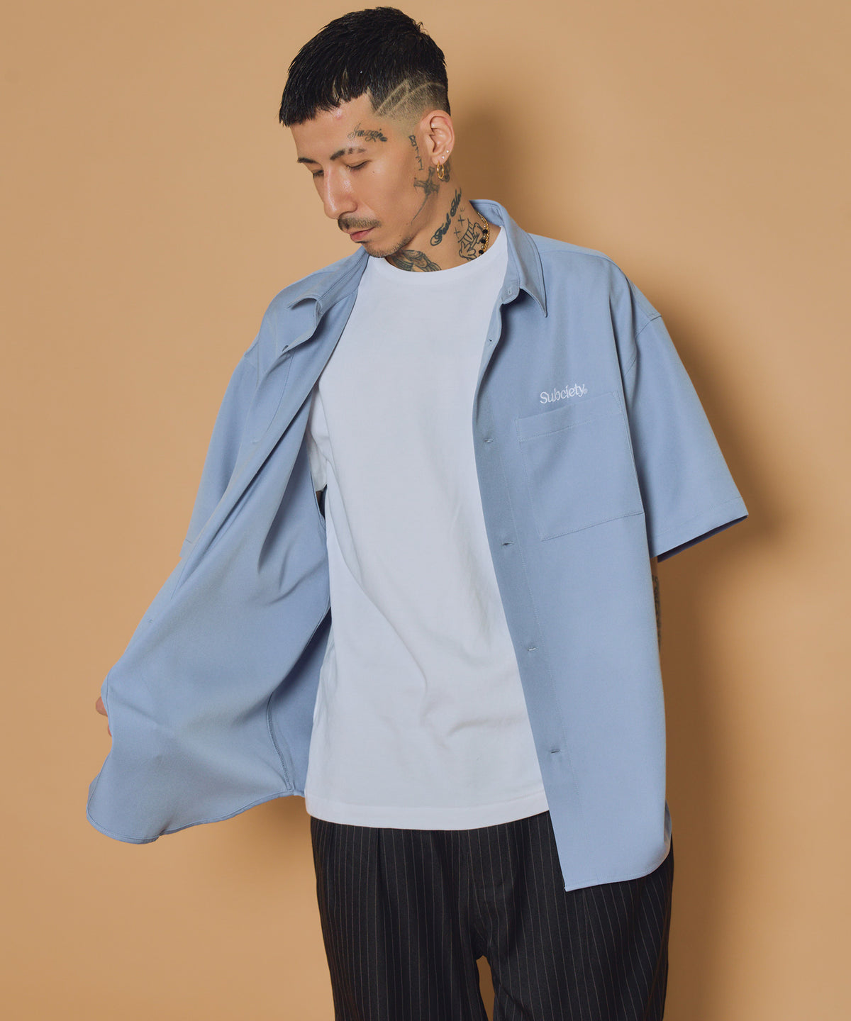 Embroidery oval logo shirt-thumbmail-25