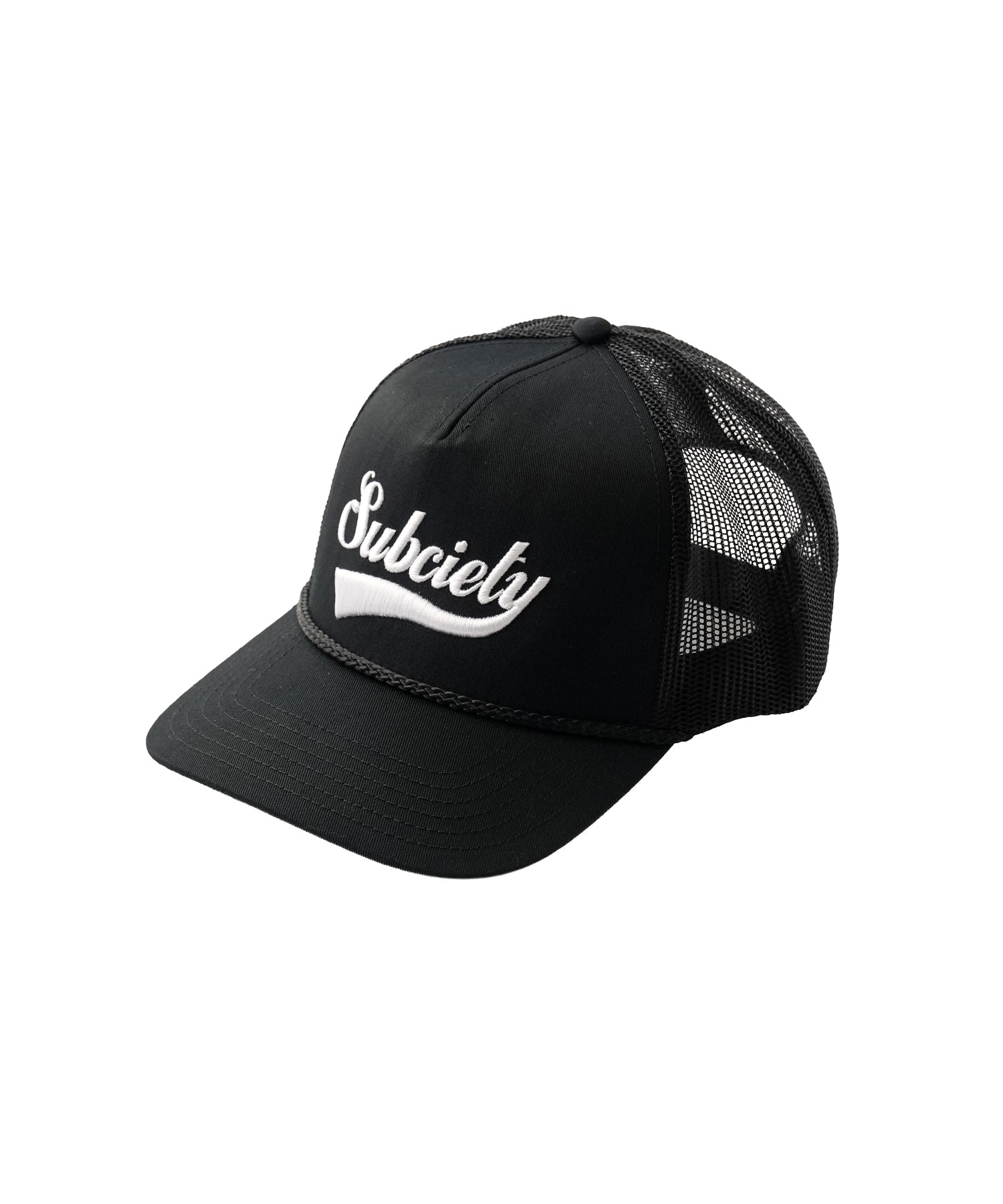 Embroidery mesh cap