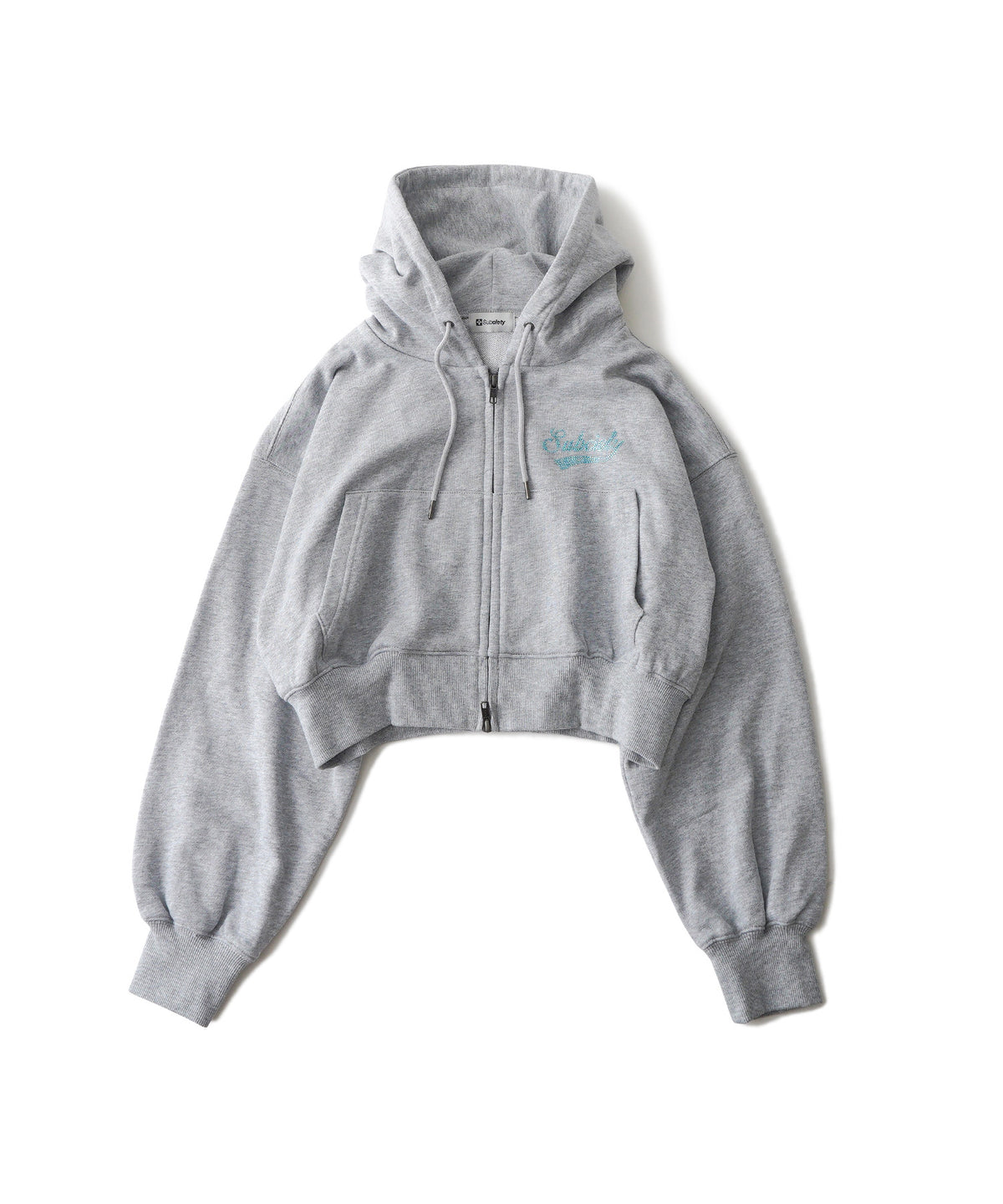 Rhinestone zip hoodie【WOMENS】-thumbmail-10
