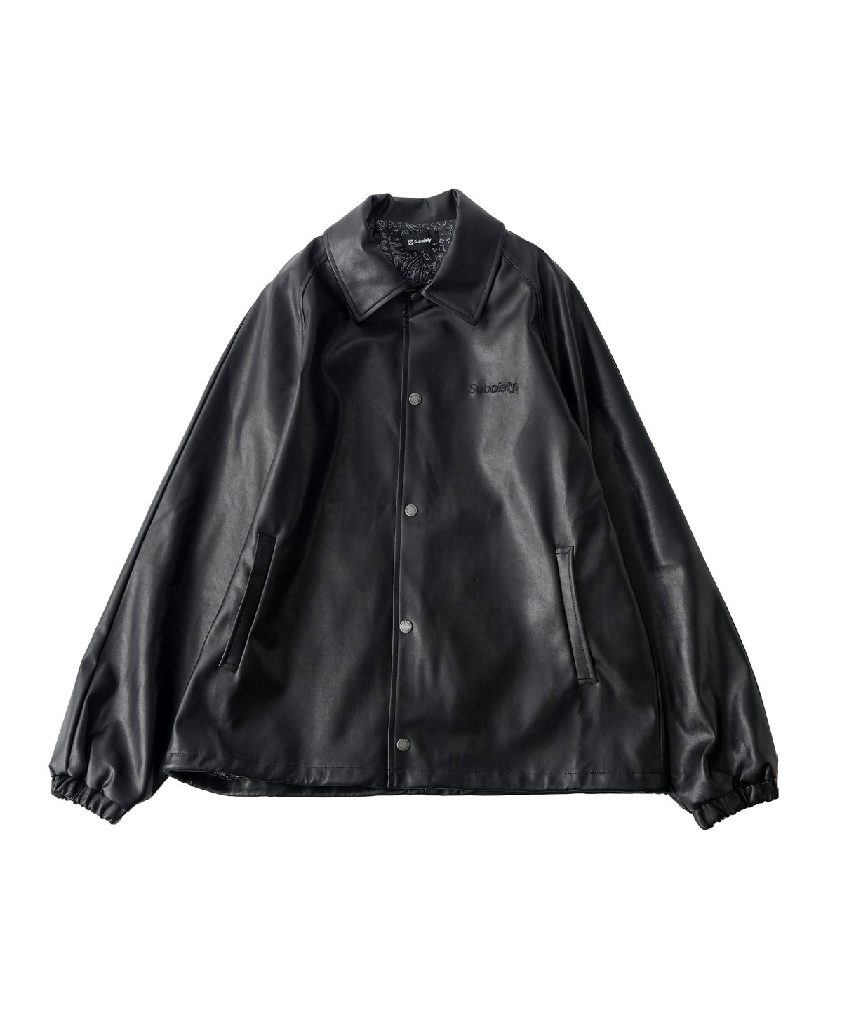 Faux leather coach jacket-thumbmail-14