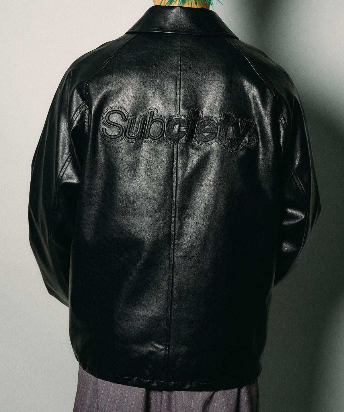 Faux leather coach jacket-thumbmail-20