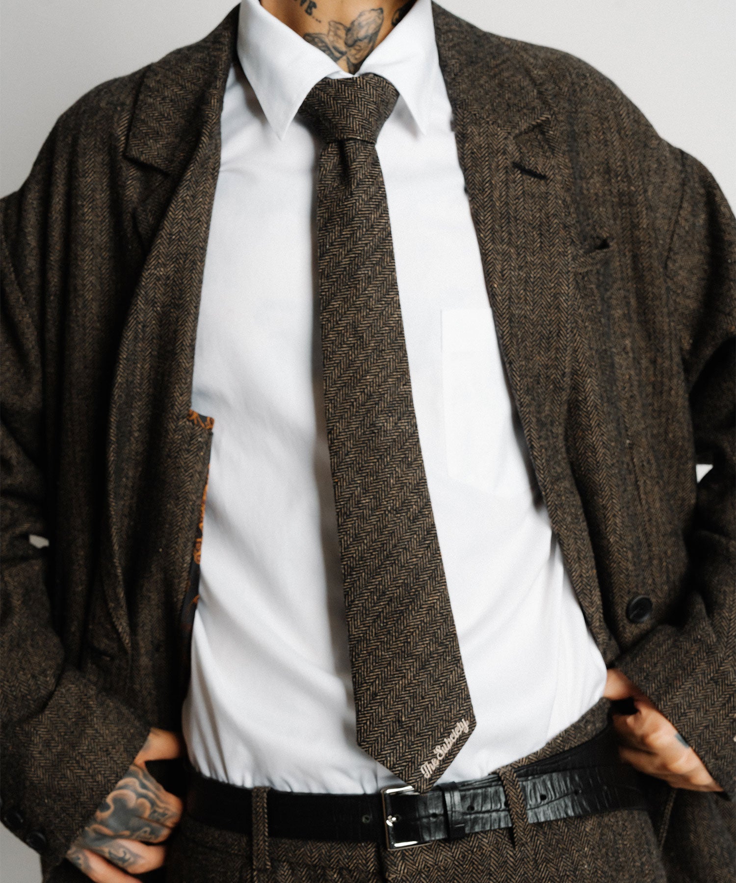 Herringbone tie
