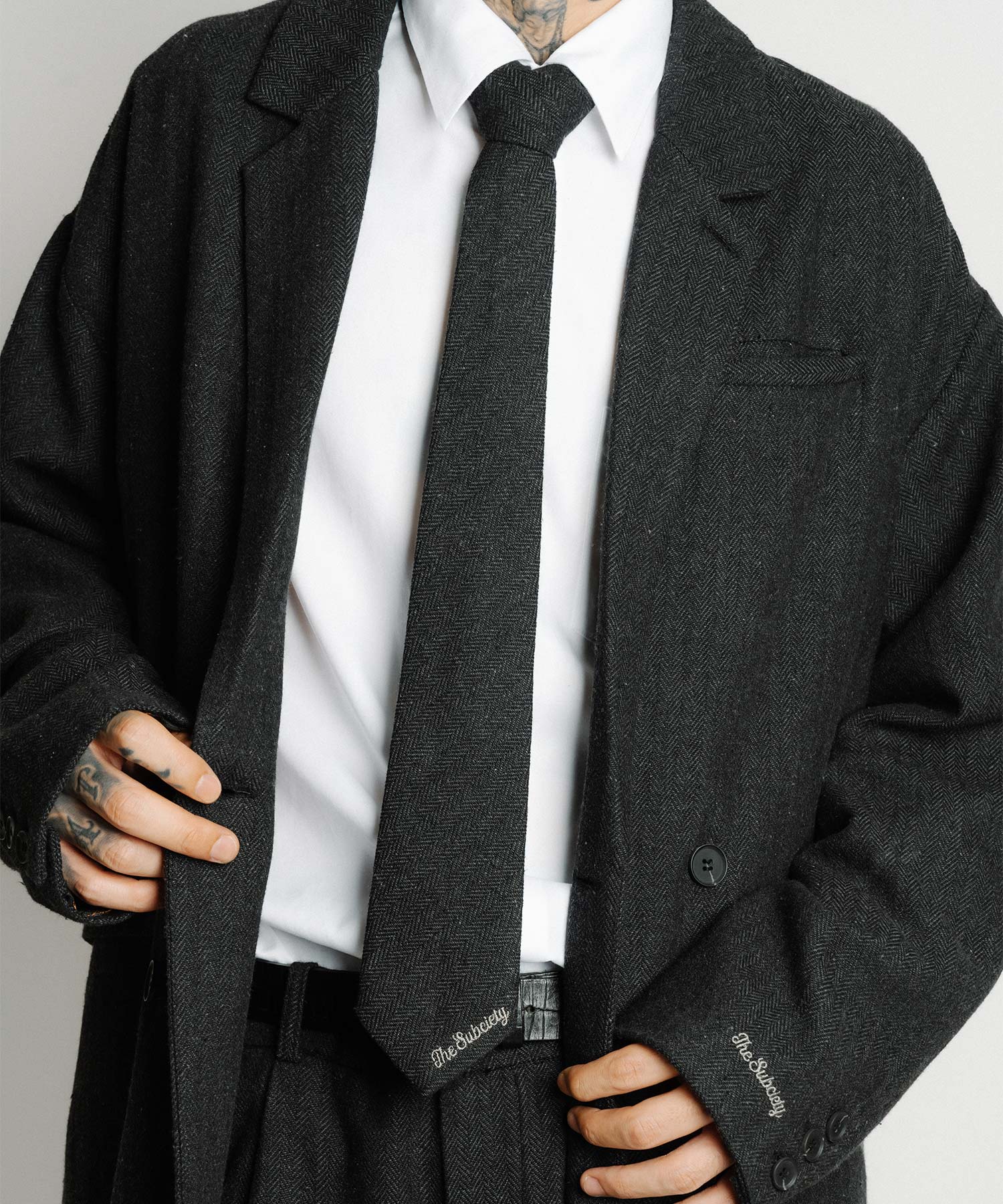 Herringbone tie