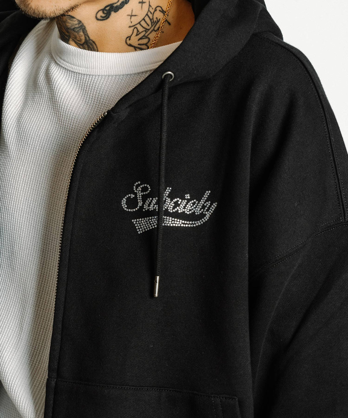 Rhinestone zip hoodie-thumbmail-7