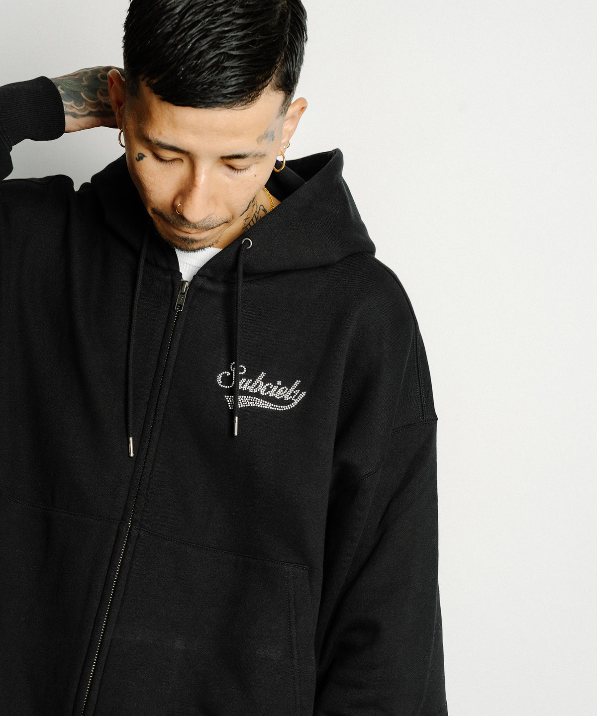 Rhinestone zip hoodie-thumbmail-9