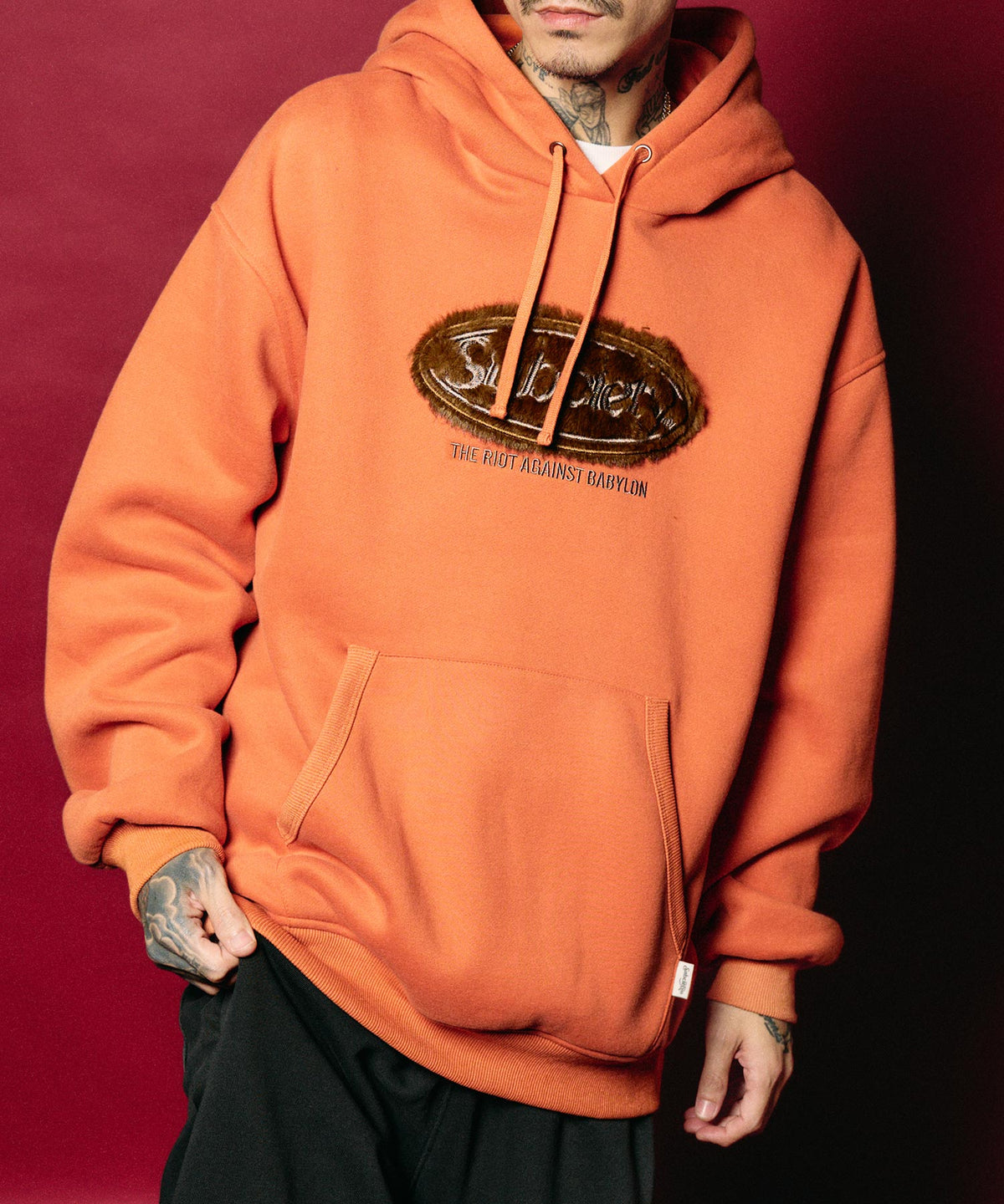 Fur patch hoodie-thumbmail-3