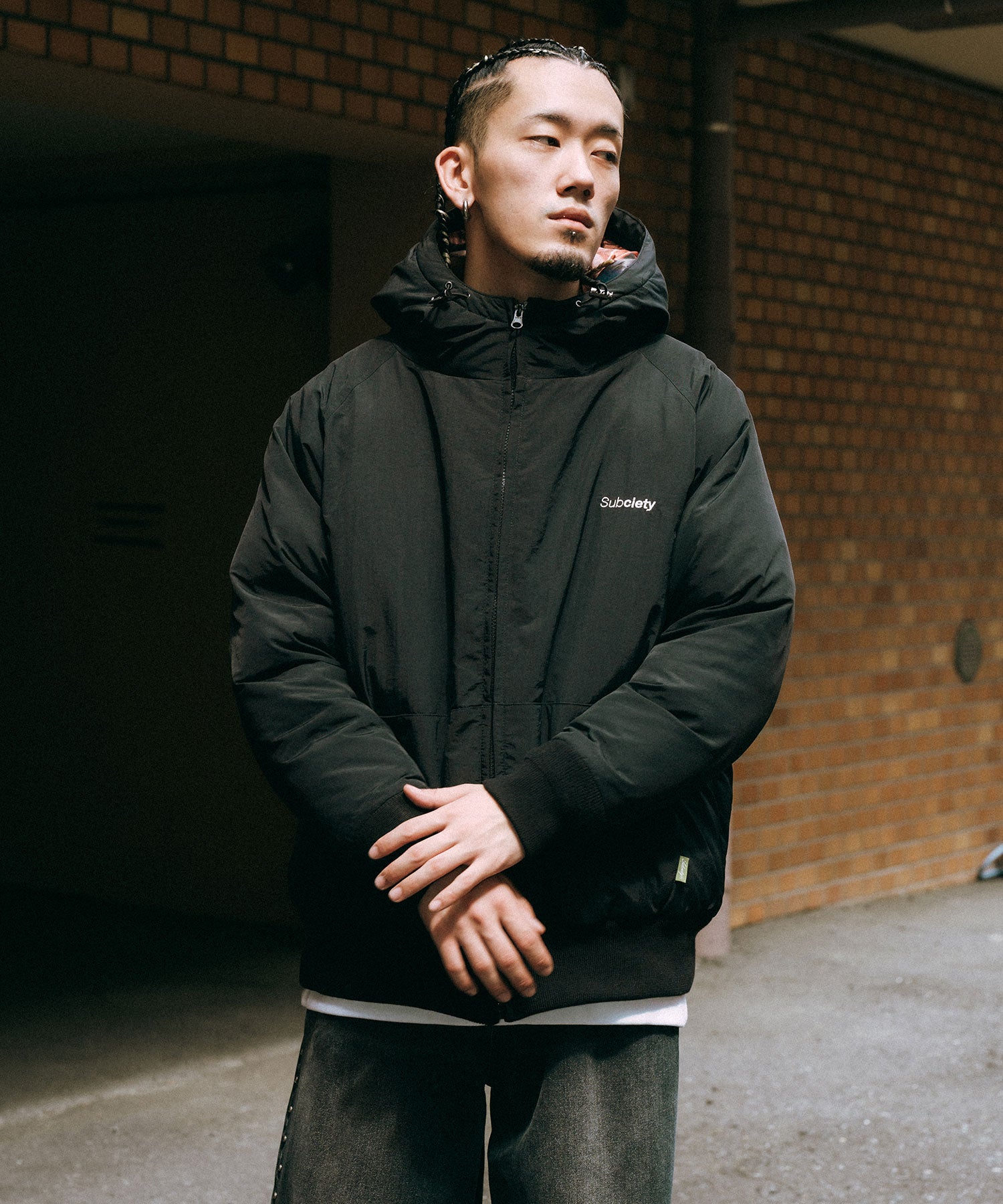 Nylon puff hooded jkt-thumbmail-13