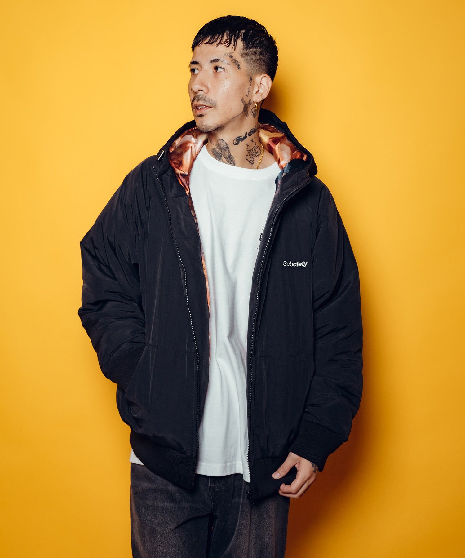 Nylon puff hooded jkt-thumbmail-4