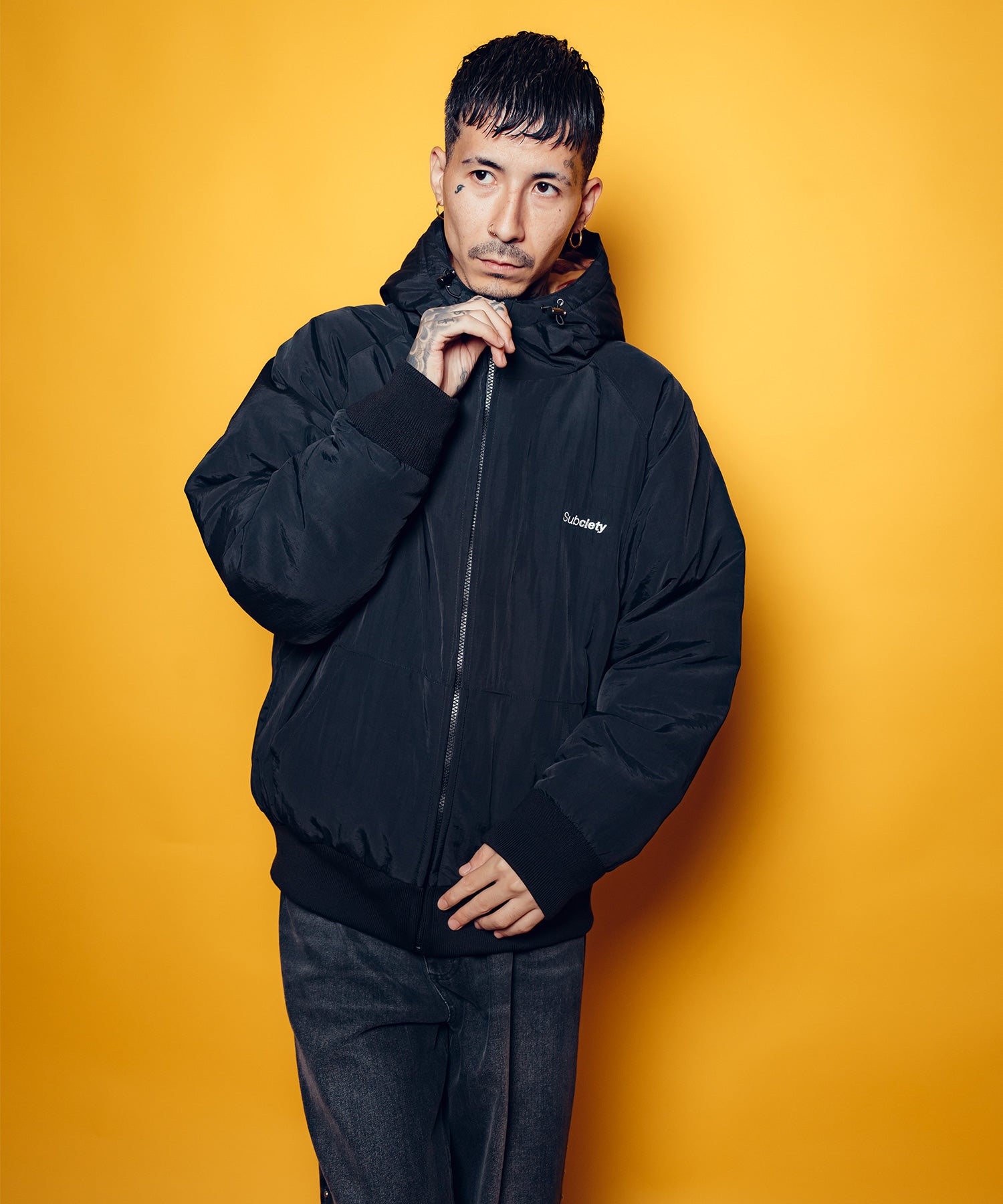Nylon puff hooded jkt-thumbmail-6