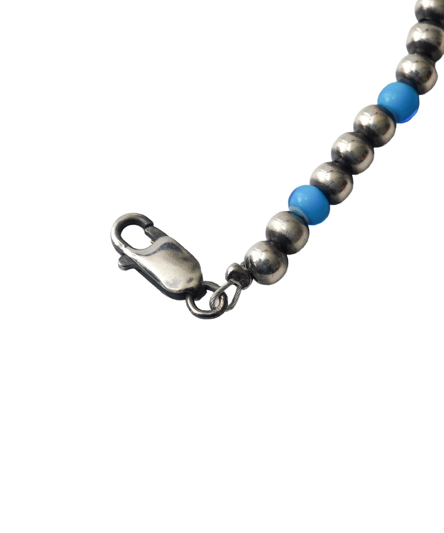 Silver glass beads bracelet-thumbmail-3