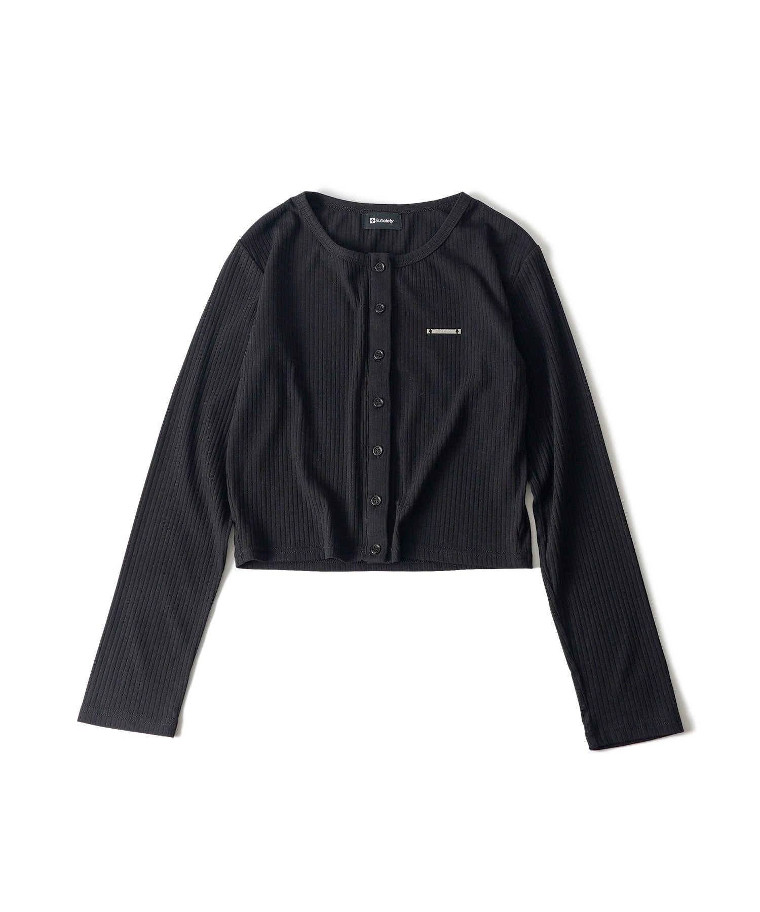 Button Cropped Cardigan【WOMEN】-thumbmail-4