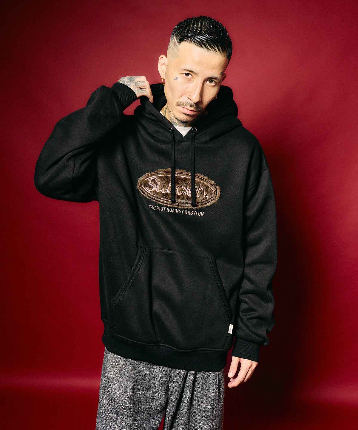 Fur patch hoodie-thumbmail-5