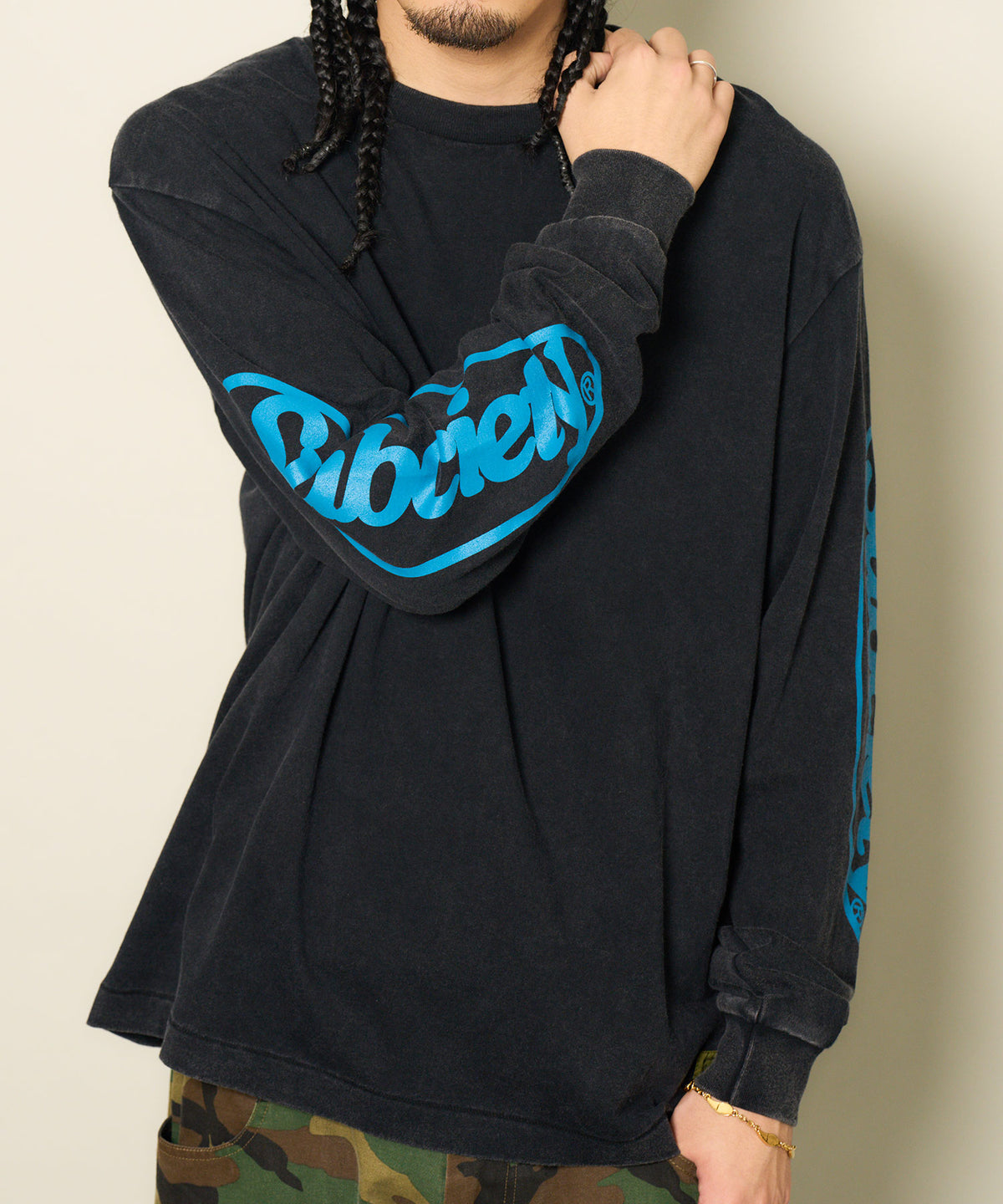 Fade wash L/S tee