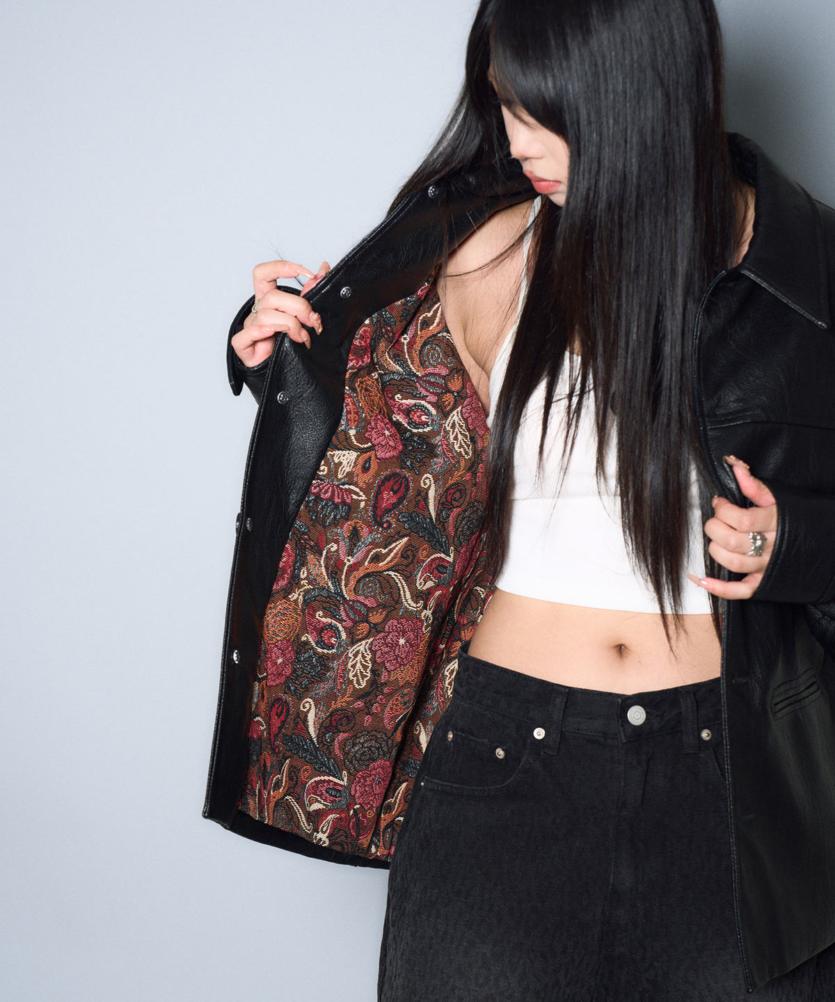 Faux leather car coat-thumbmail-11