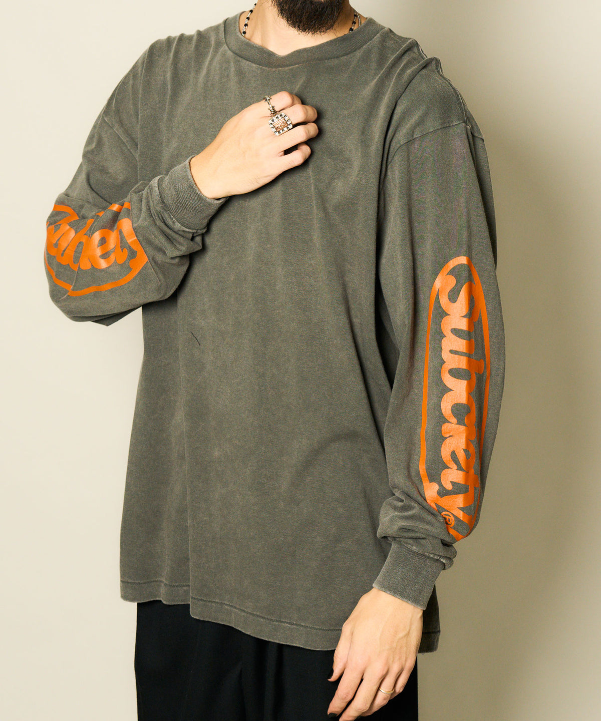 Fade wash L/S tee-thumbmail-3