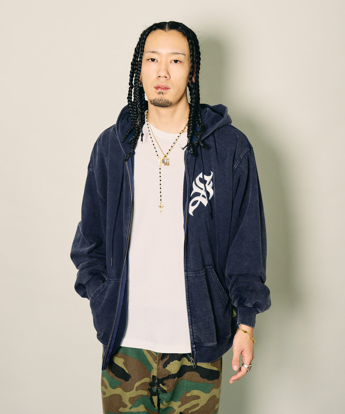 Fade wash zip hoodie-thumbmail-13