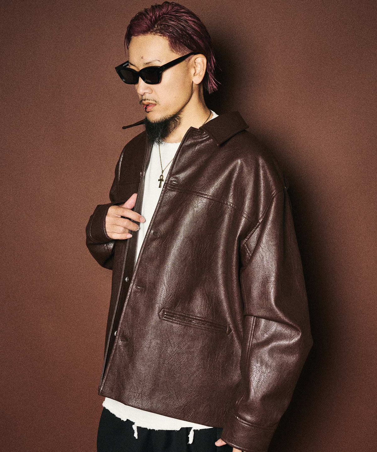 Faux leather car coat-thumbmail-18