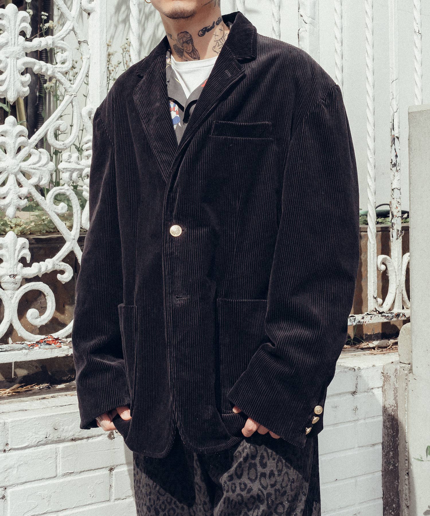 Corduroy blazer