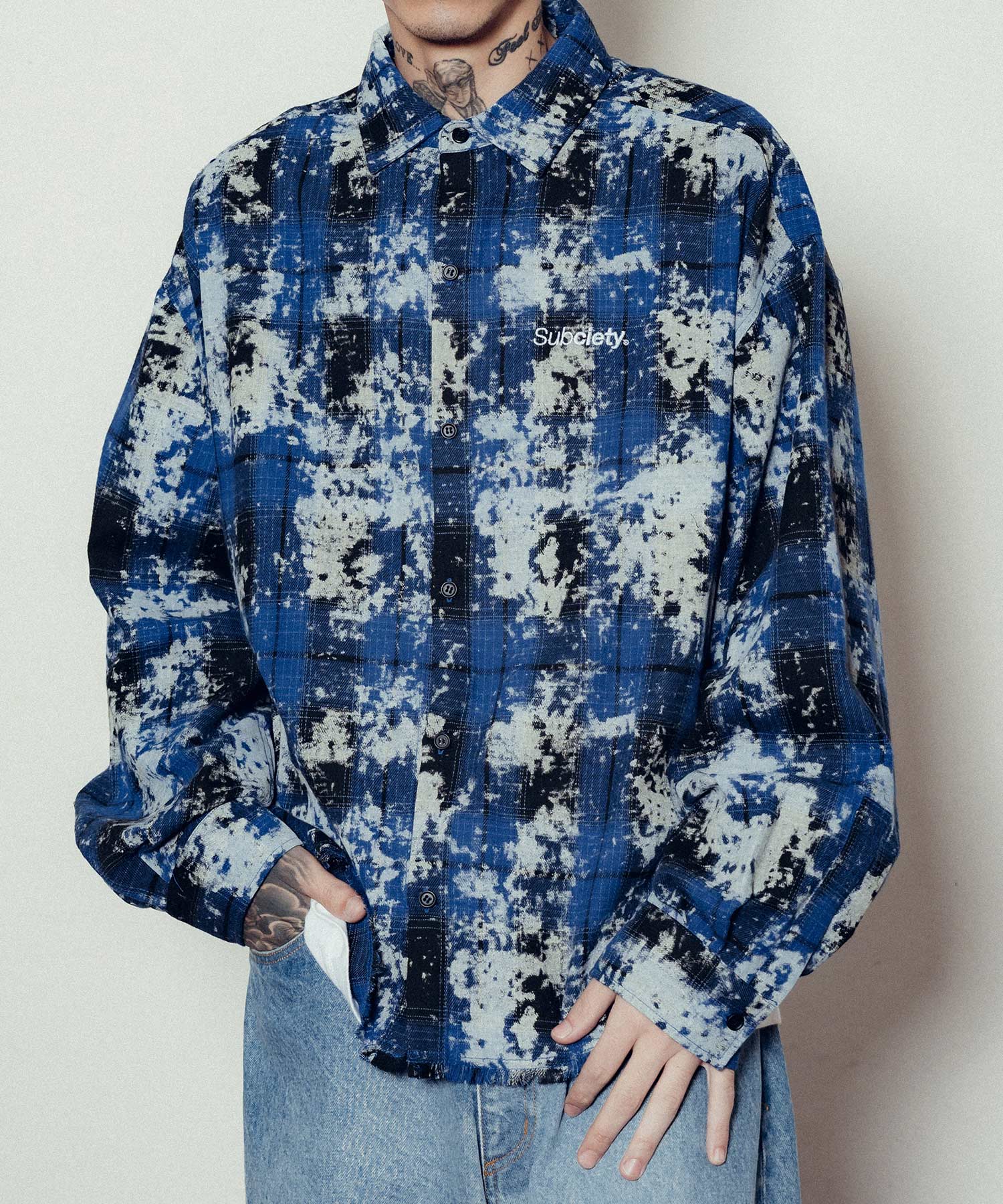 Painted plaid shirt-thumbmail-3