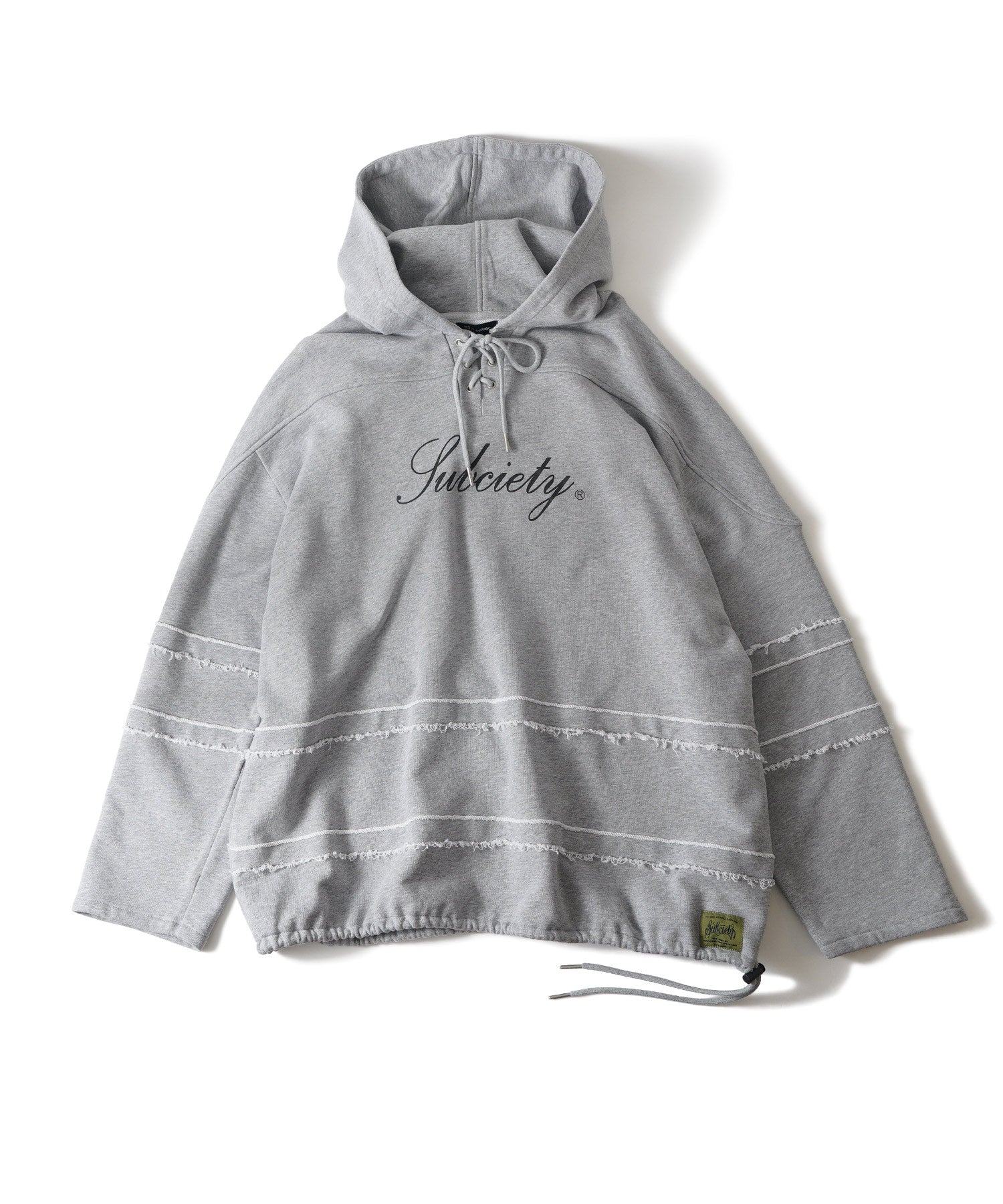 Lace up hockey hoodie