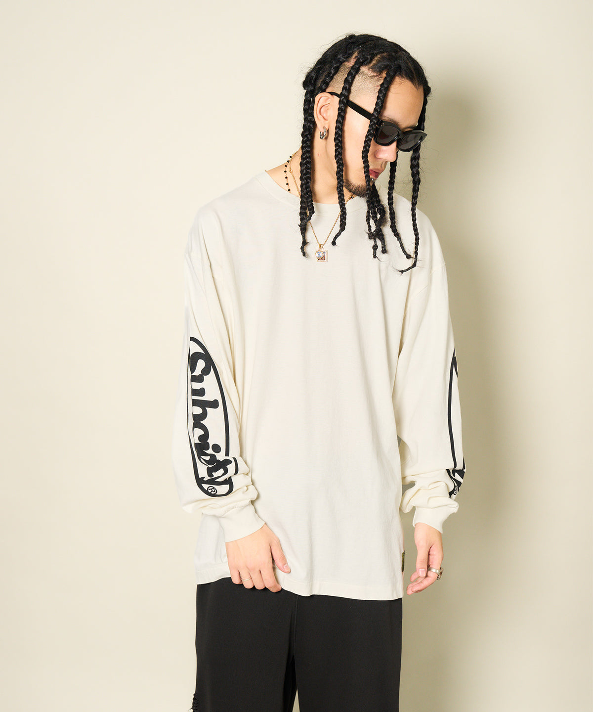 Fade wash L/S tee-thumbmail-6
